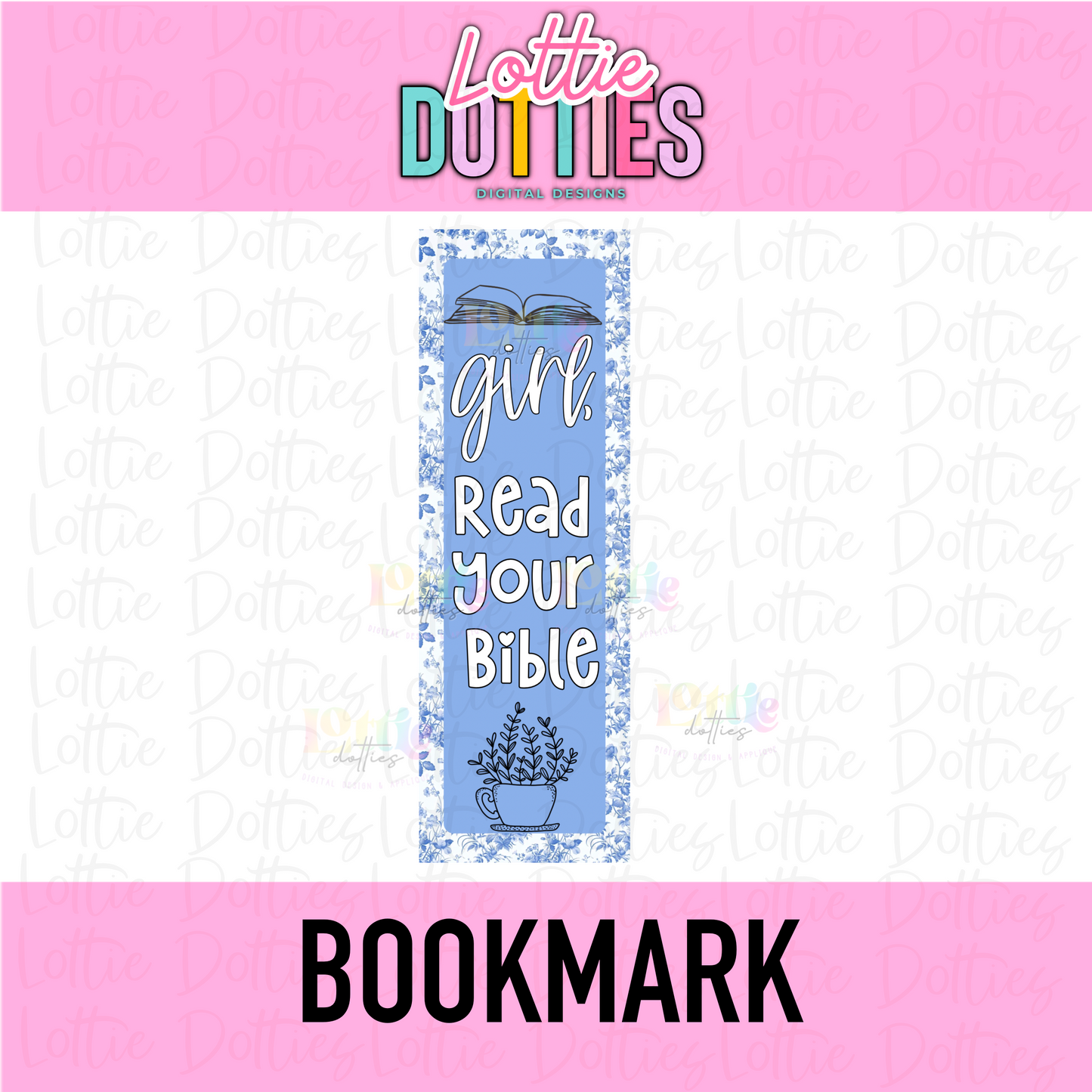Bookmark Template PNG - Bible Bookmark Sublimation - Digital Download