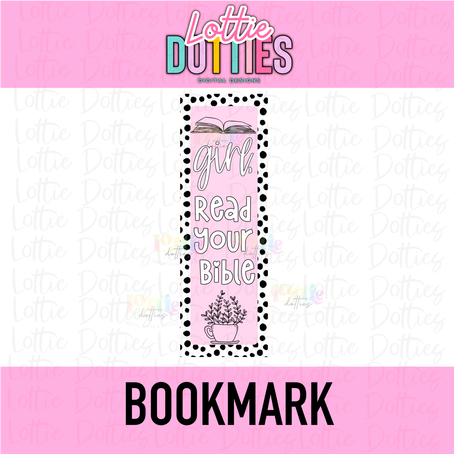 Bookmark Template PNG - Bible Bookmark Sublimation - Digital Download