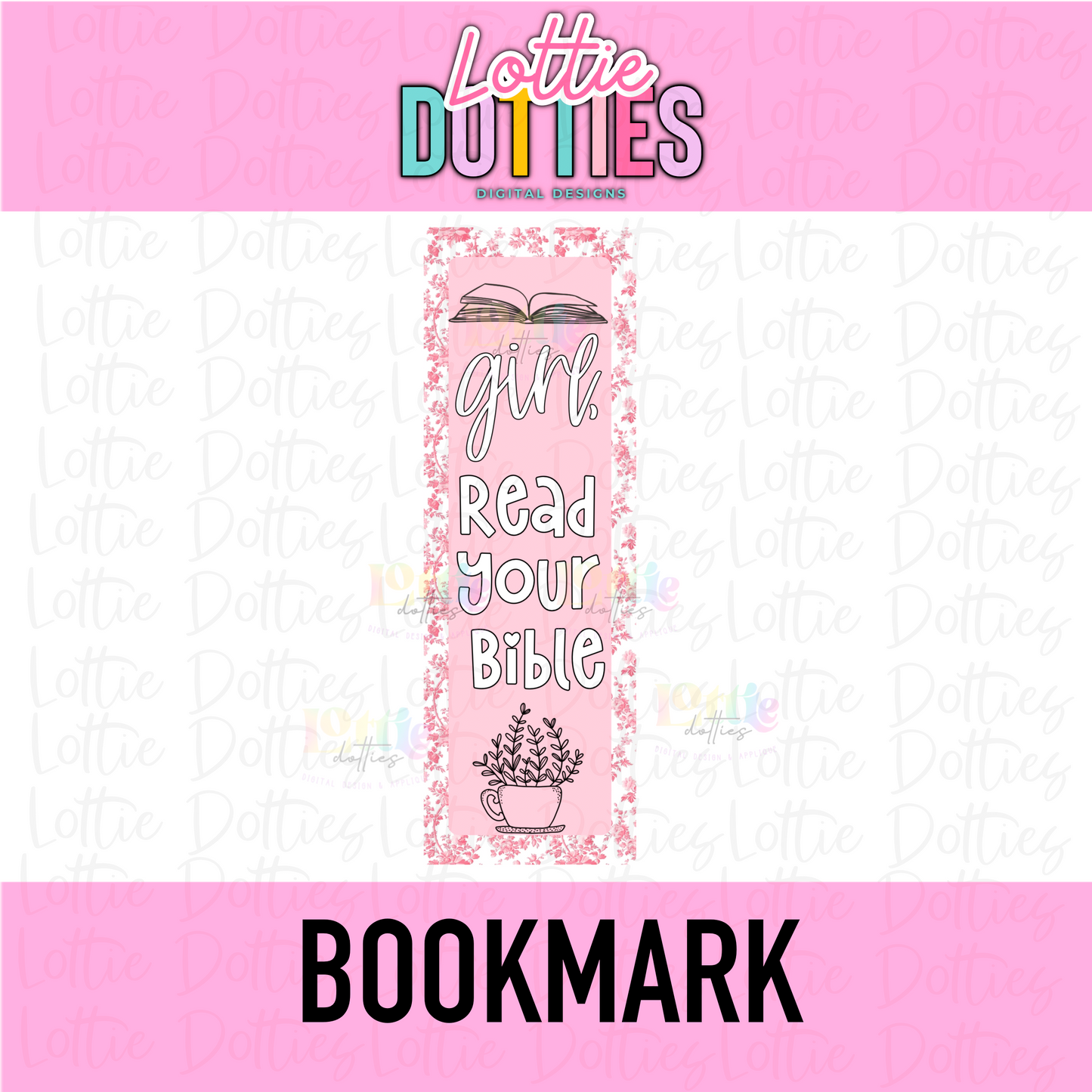 Bookmark Template PNG - Bible Bookmark Sublimation - Digital Download