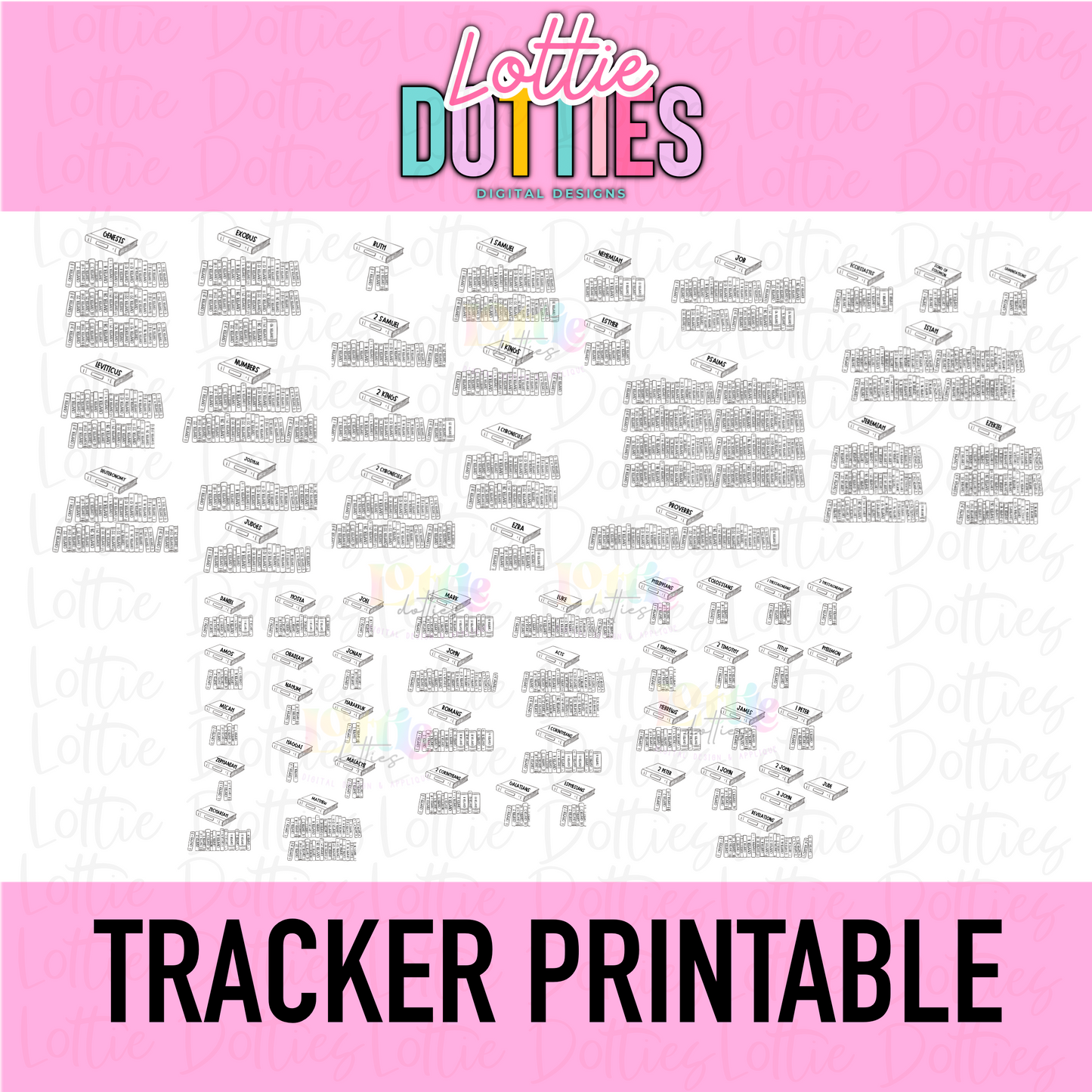 Books of the Bible Tracker Png - Book Tracker - Goal Tracker - Books of the Bible - Bible Books Tracker