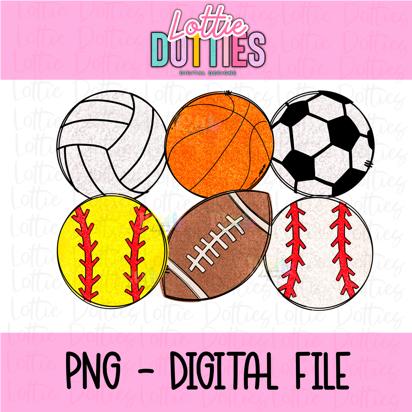 Sports add ons for your favorite Alphabets - Alpha Pack - Alphabet Clipart - Instant Download