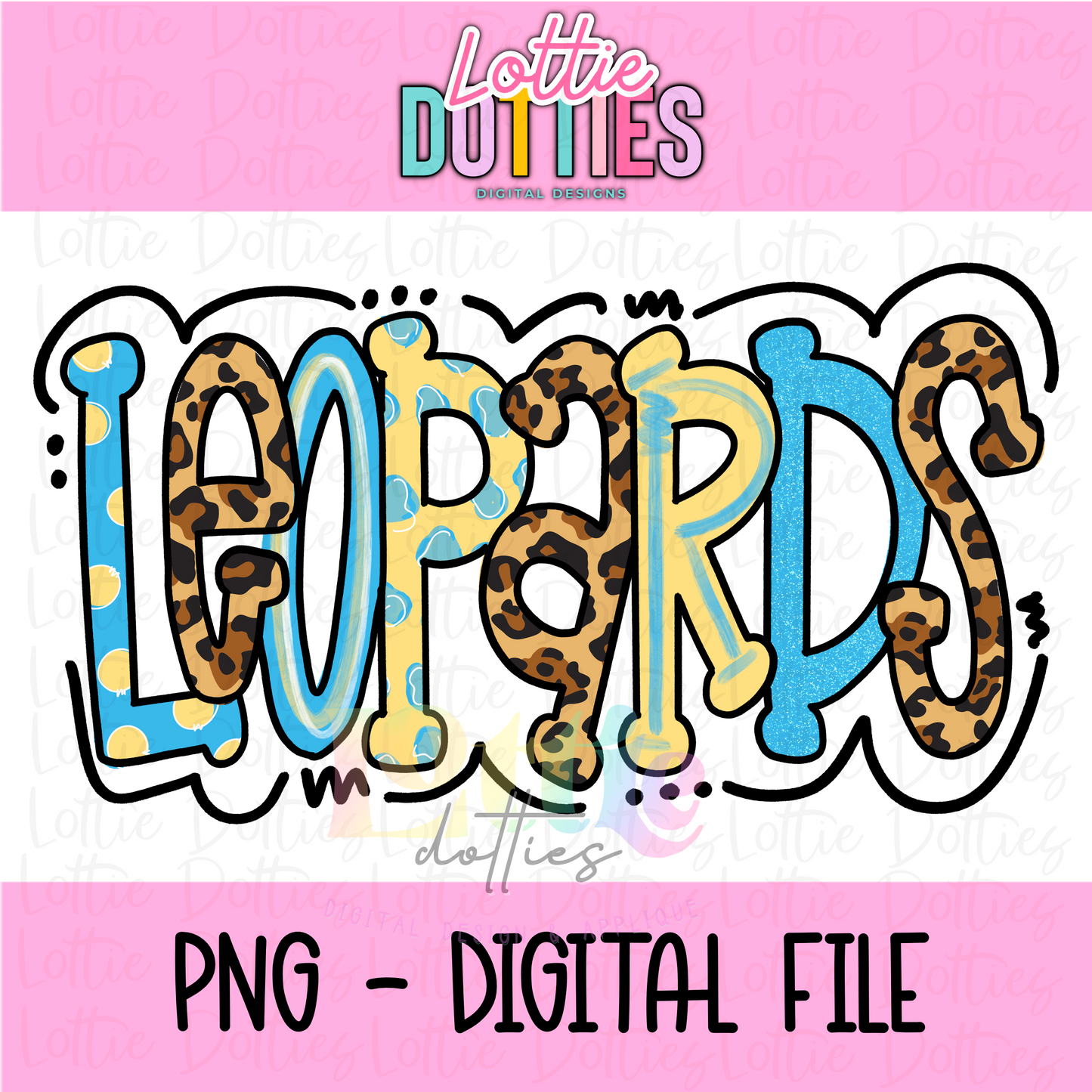 Leopard Spirit Stack - PNG Leopard Sublimation - Digital Download