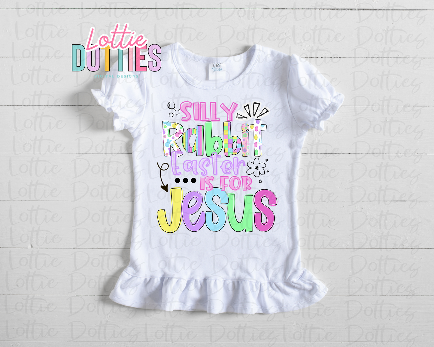 Easter PNG - Easter Sublimation - Digital Download - Silly Rabbit Easter is for Jesus
