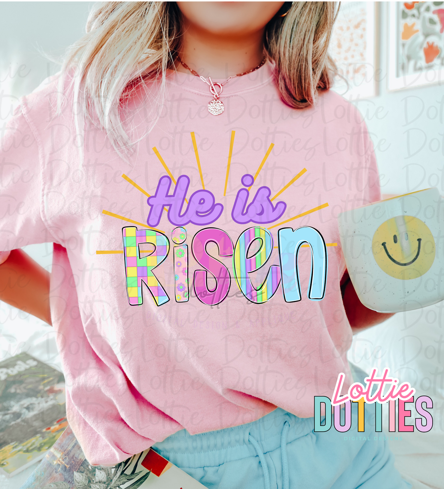He Is Risen PNG - He is Risen Sublimation - Digital Download