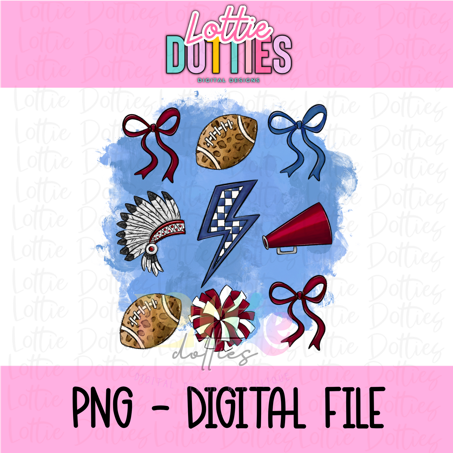 Bow Warrior Png - Mascot Sublimation Design - Digital Download - bow