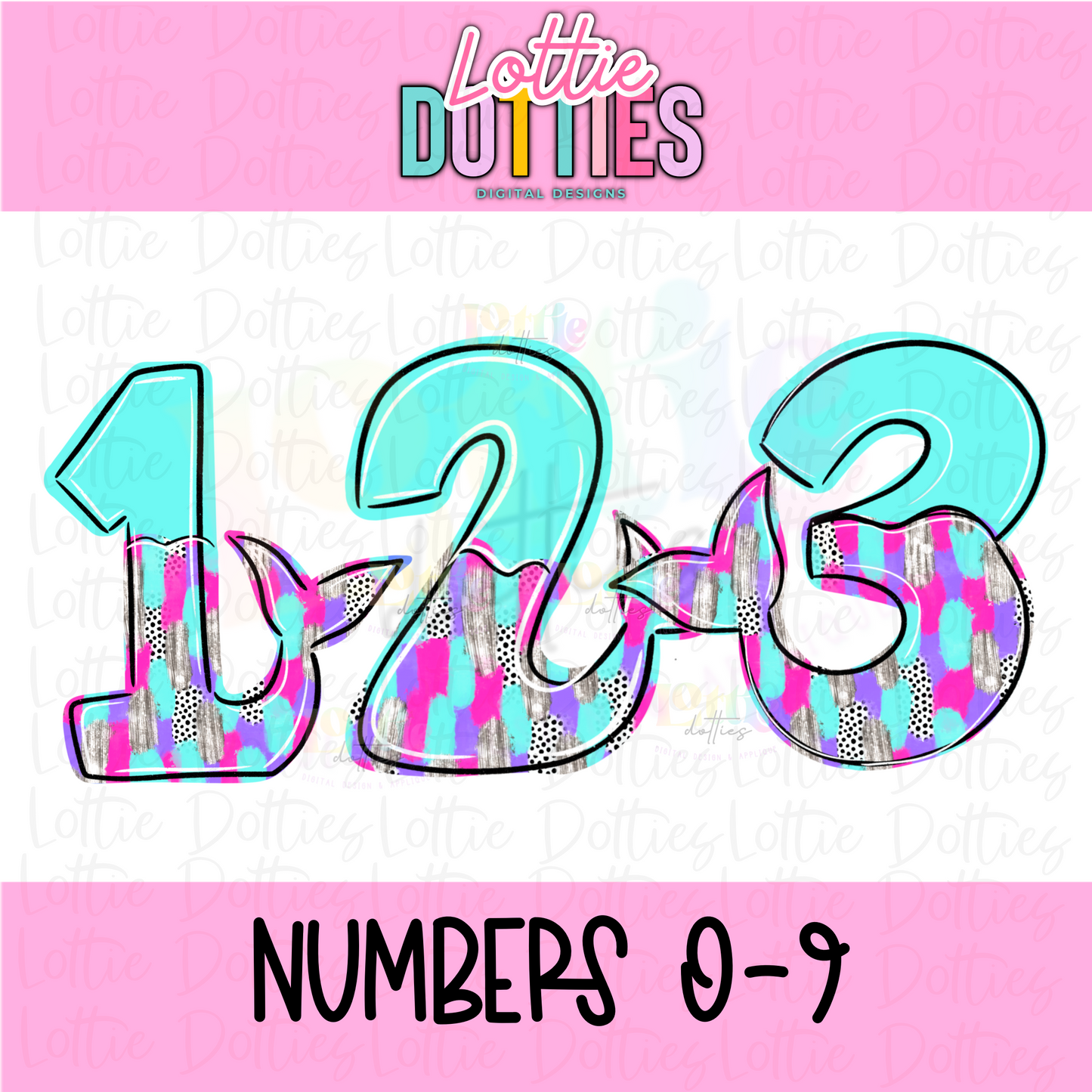 Mermaid Numbers Alphabet - Mermaid Numbers Alpha Pack - Alphabet Clipart - Instant Download - Alpha Pack