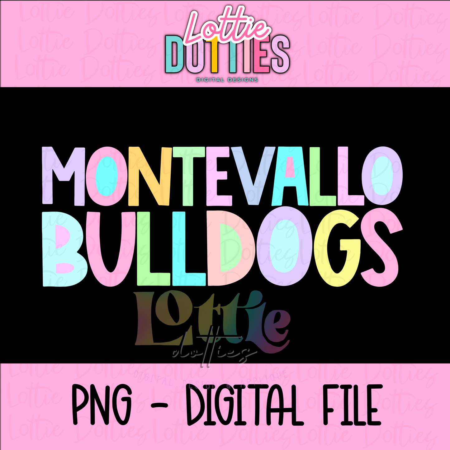 Montevallo Bulldogs PNG - Bulldogs Sublimation - Digital Download