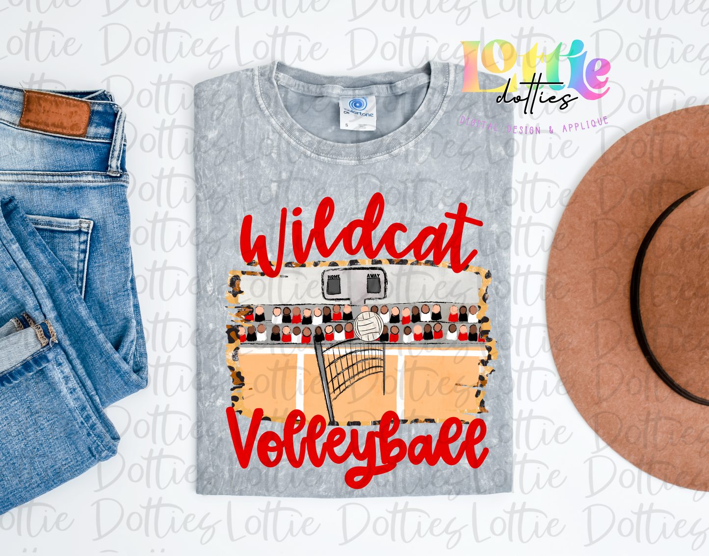 Wildcat volleyball PNG - Wildcats - volleyball sublimation design - Digital Download