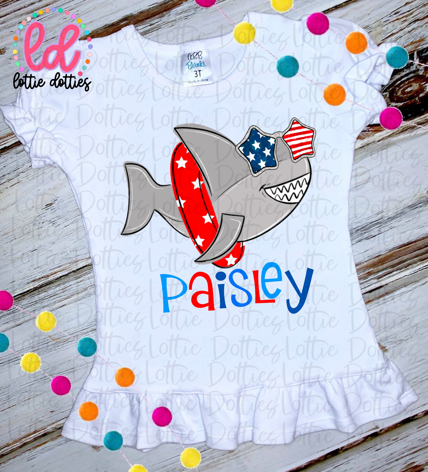 Patriotic Shark PNG - Shark Sublimation - Digital Download