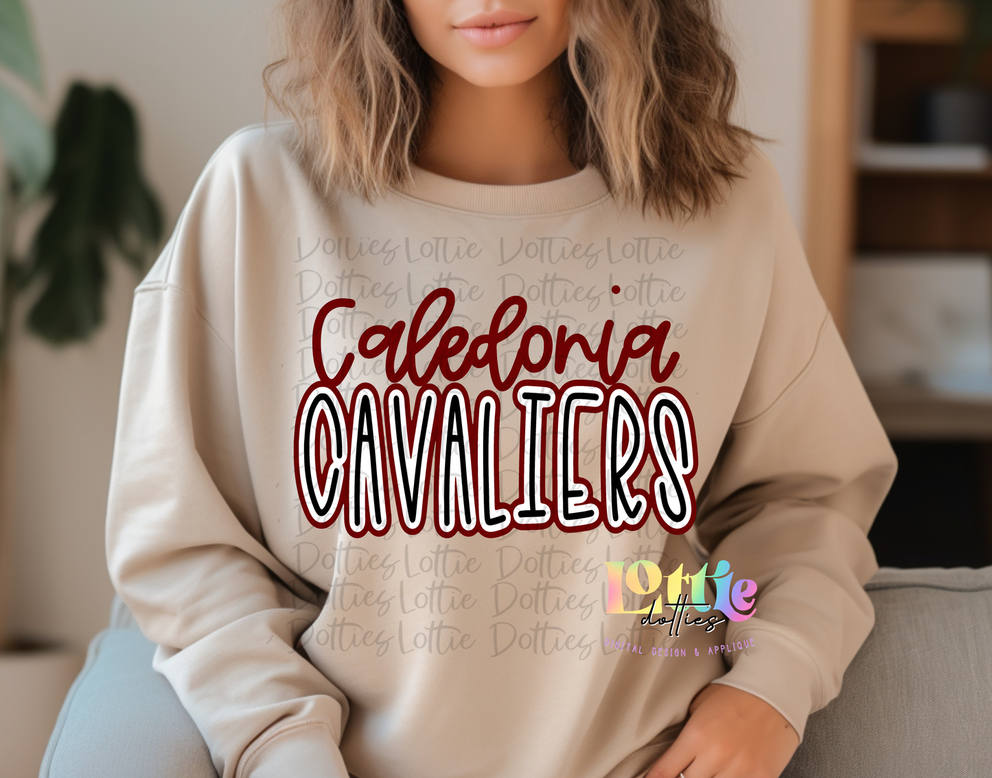 Caledonia Cavaliers PNG - Cavaliers sublimation design - Digital Download