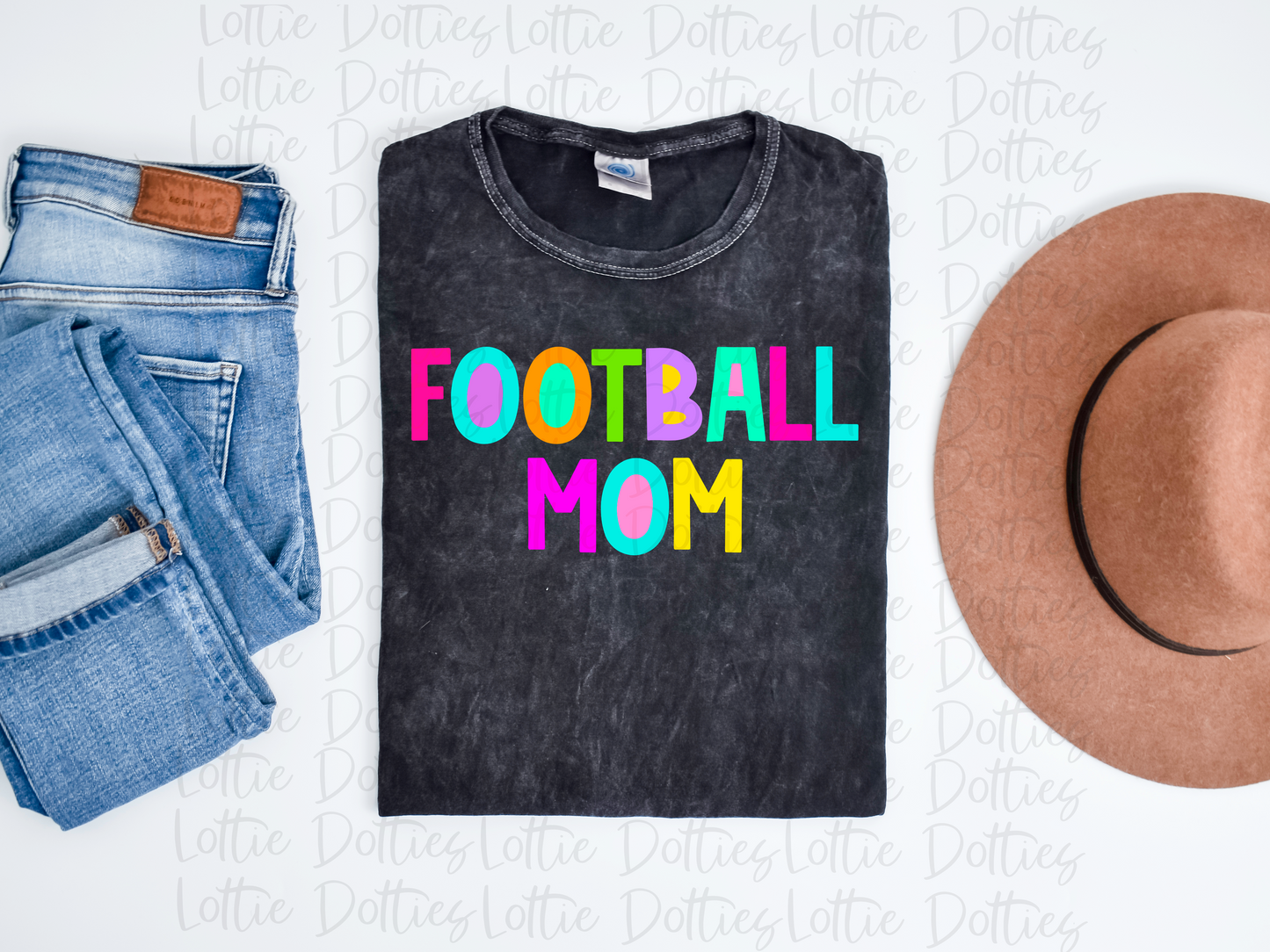 Football Mom - PNG - Football - Sublimation - Digital Download - Bright Filled