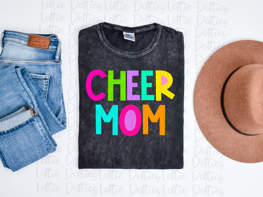 Cheer Mom Png - Cheer Mom Sublimation Design - Digital Download - Bright