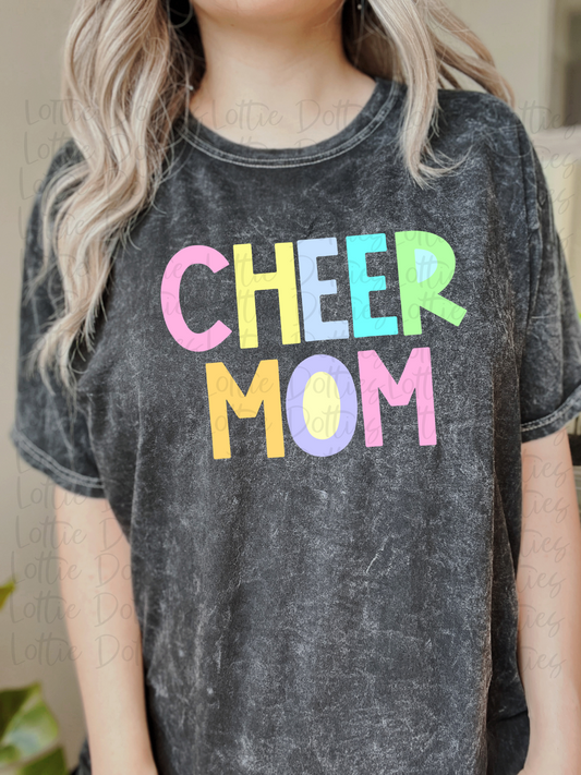 Cheer Mom Png - Cheer Mom Sublimation Design - Digital Download - Pastel