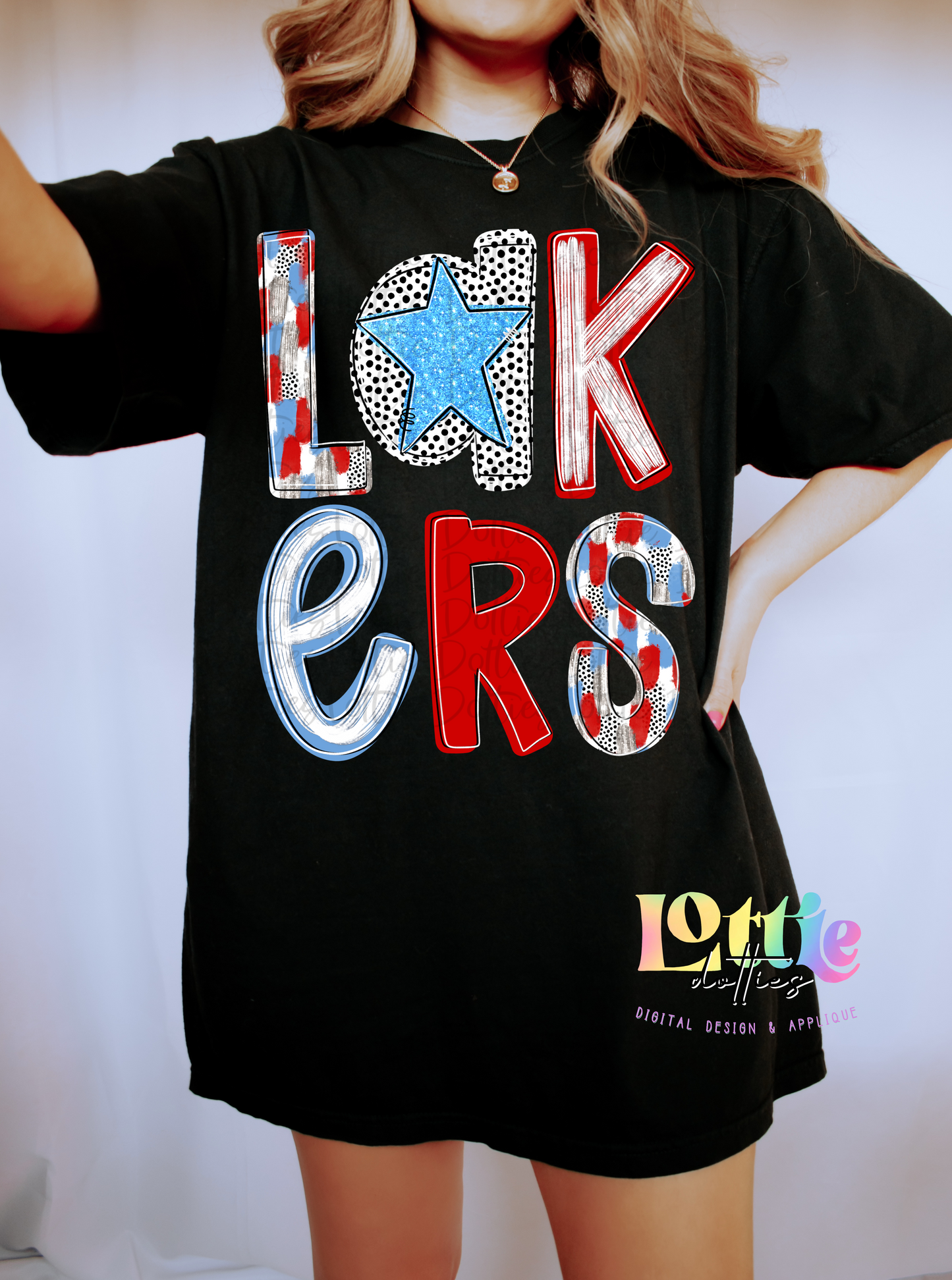 Lakers Poppy PNG - Lakers Sublimation - Digital Download - Red and Carolina Blue