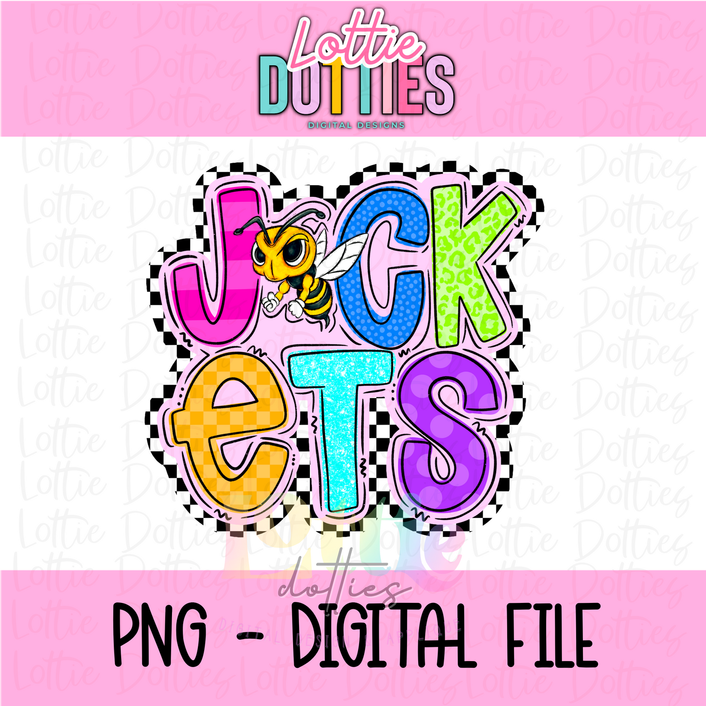 Jackets Png - Poppy Sublimation- Digital Download - checkered mascot