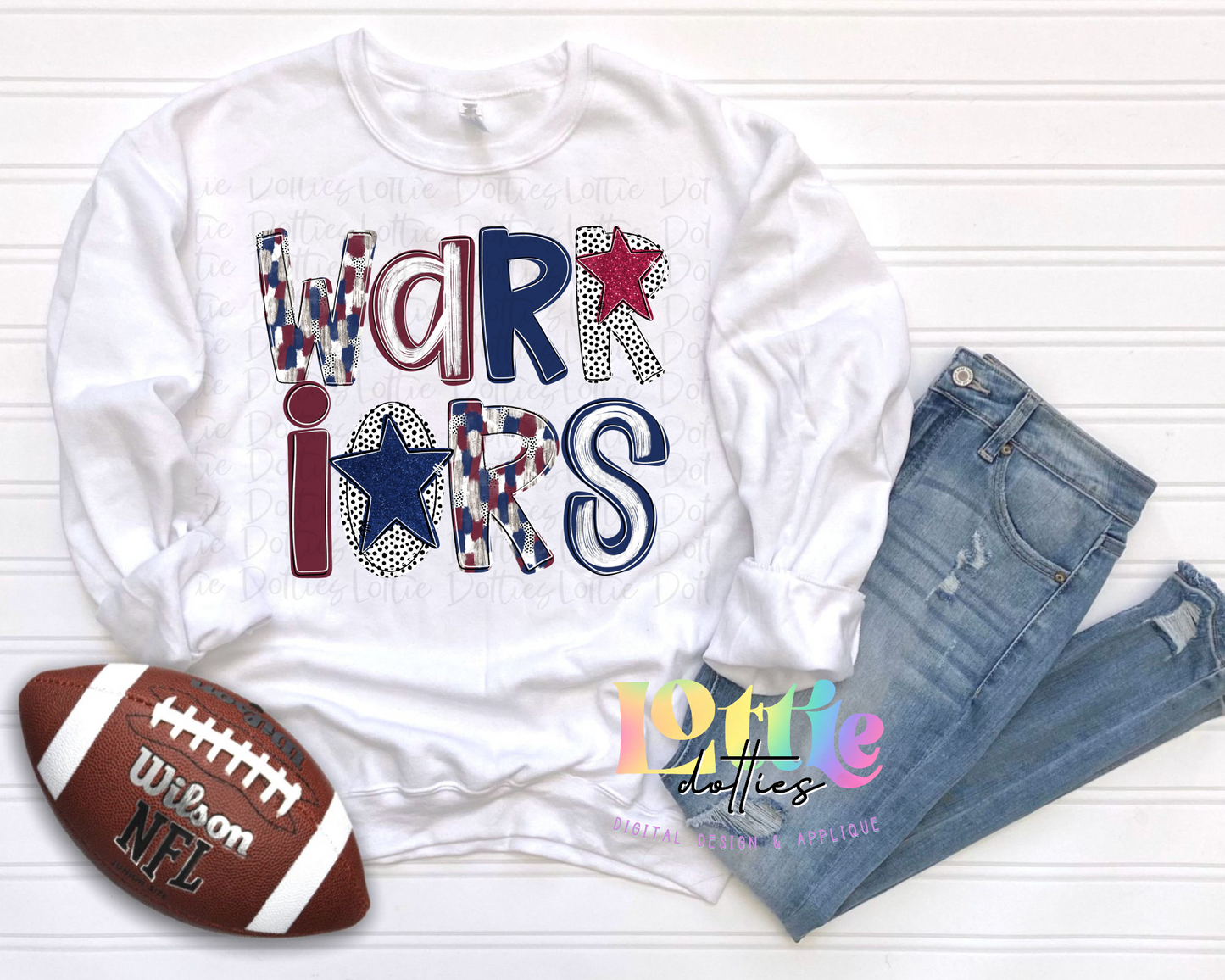 Warriors Mascot PNG - Poppy Mascot Designs - Digital Download - Maroon and Navy