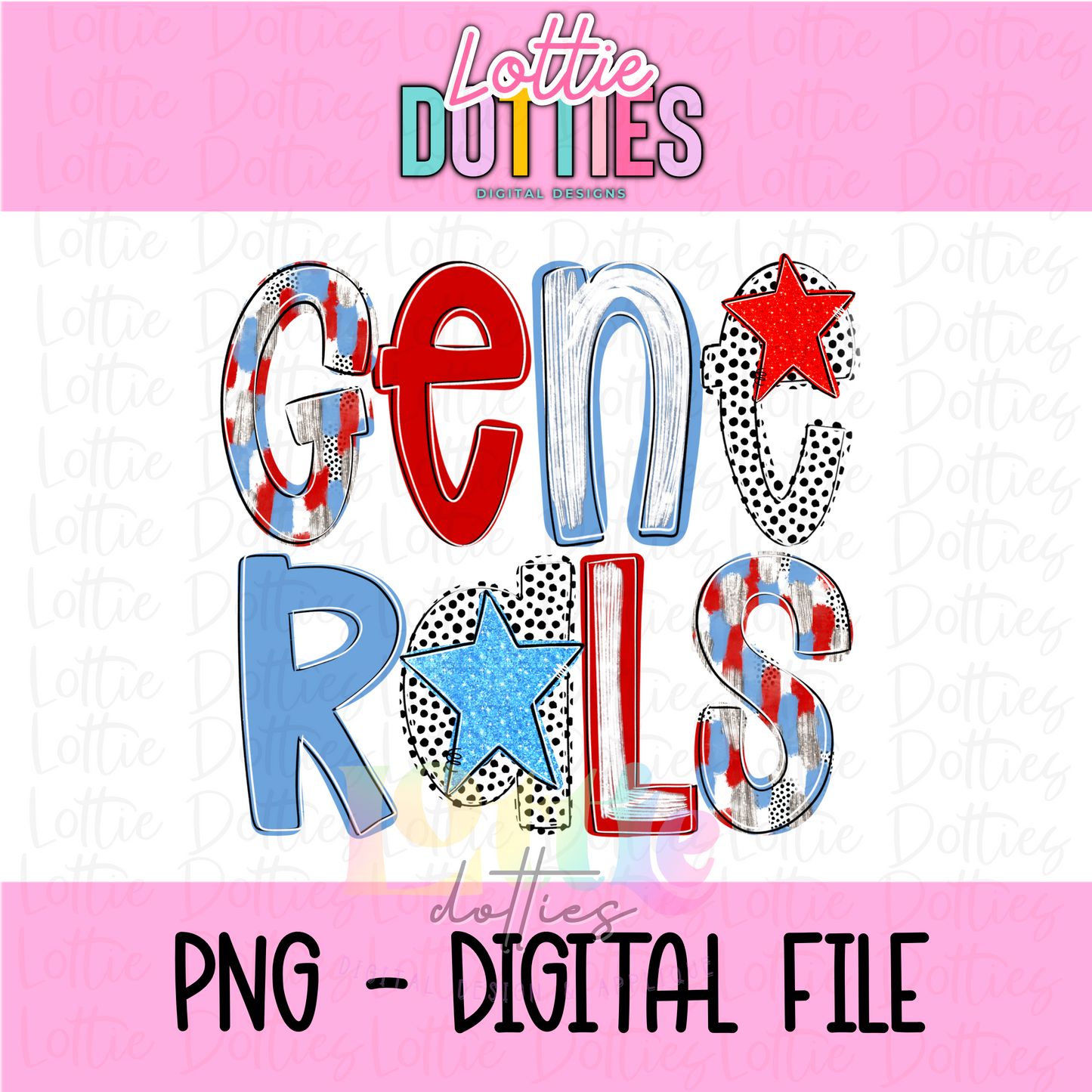Generals PNG - Generals Sublimation - Digital Download - poppy mascot - Columbia Blue and Red