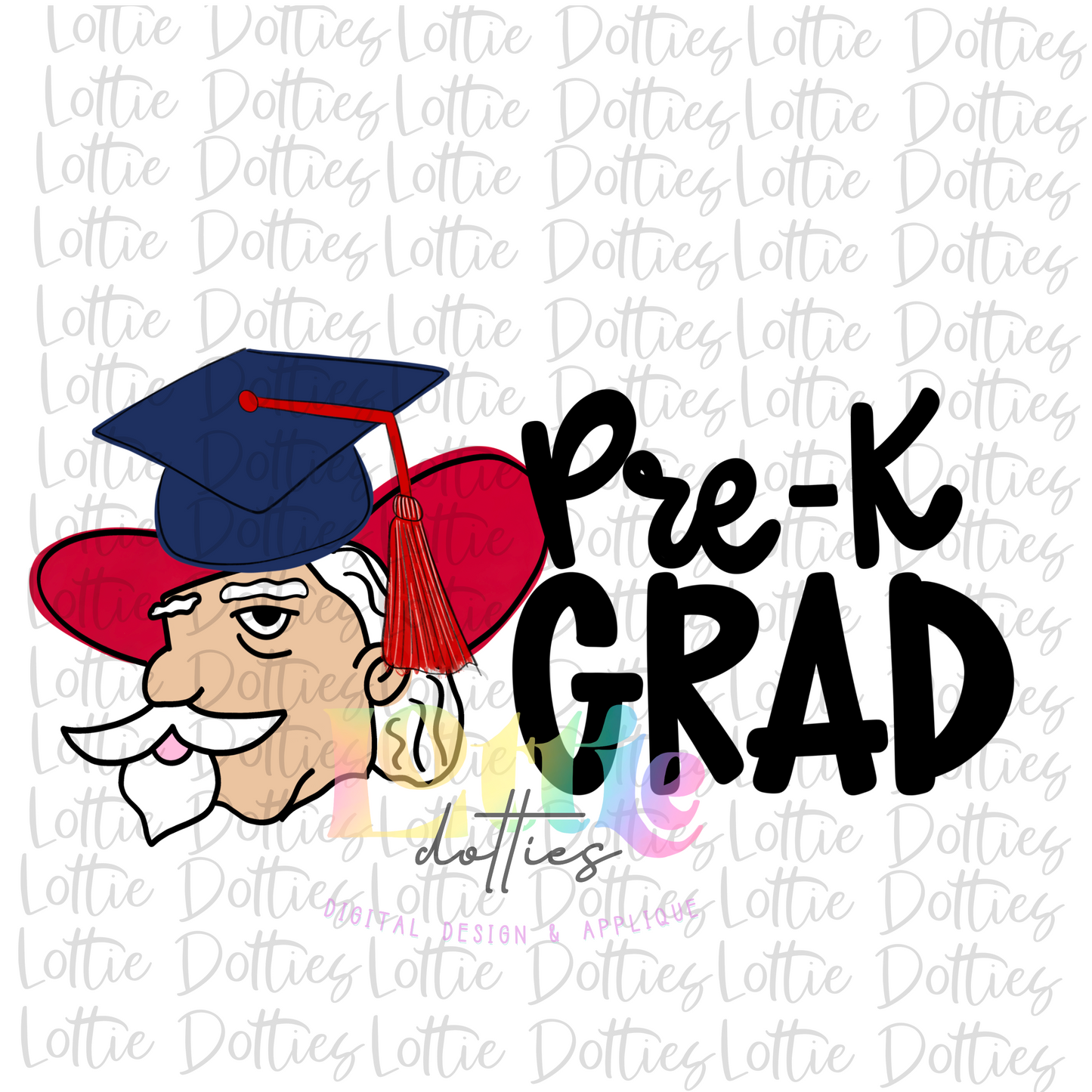 Pre - K Grad PNG - Rebels Pre - K Grad Sublimation - Digital Download