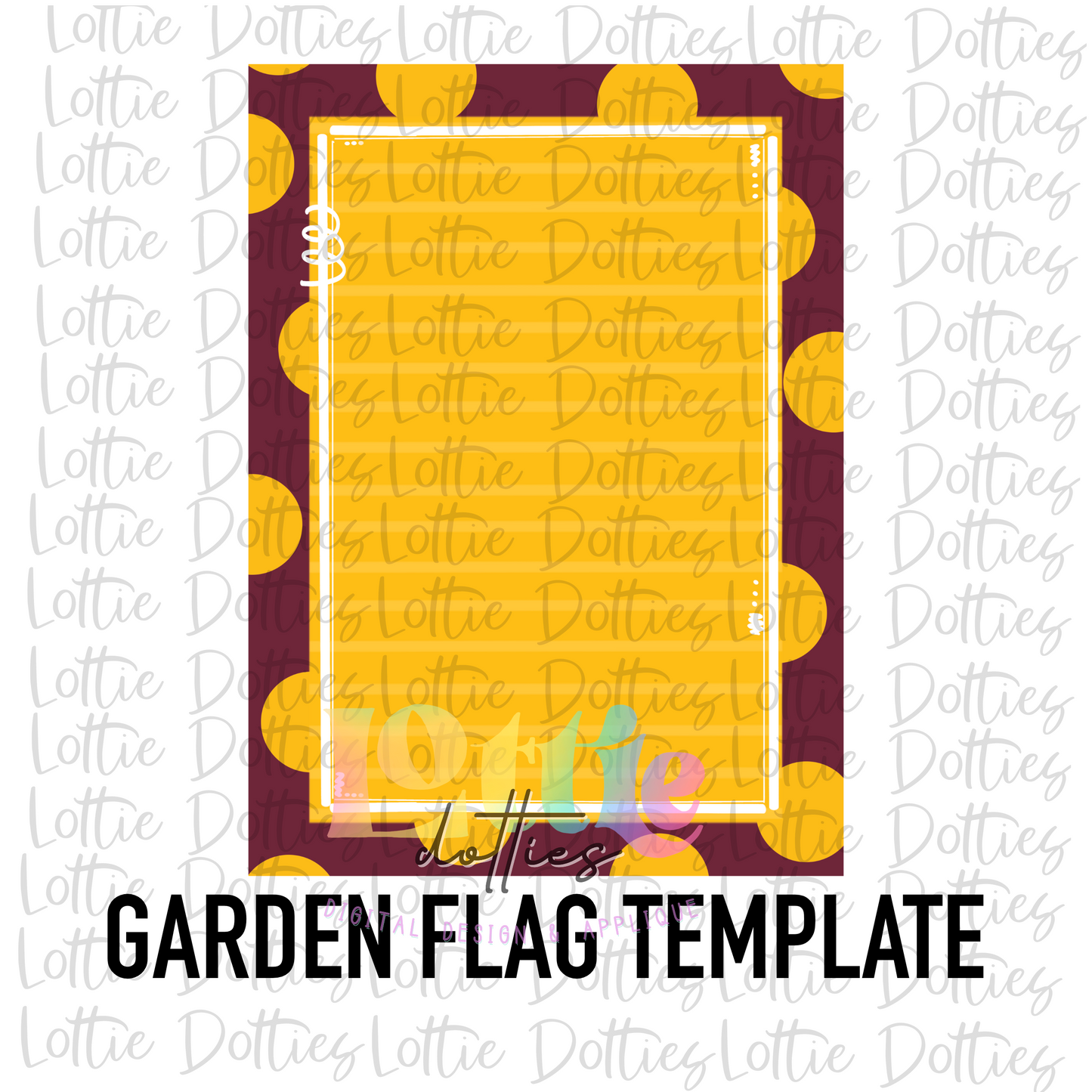 Blank Flag - PNG - Blank - Sublimation - Digital Download - Maroon and Gold