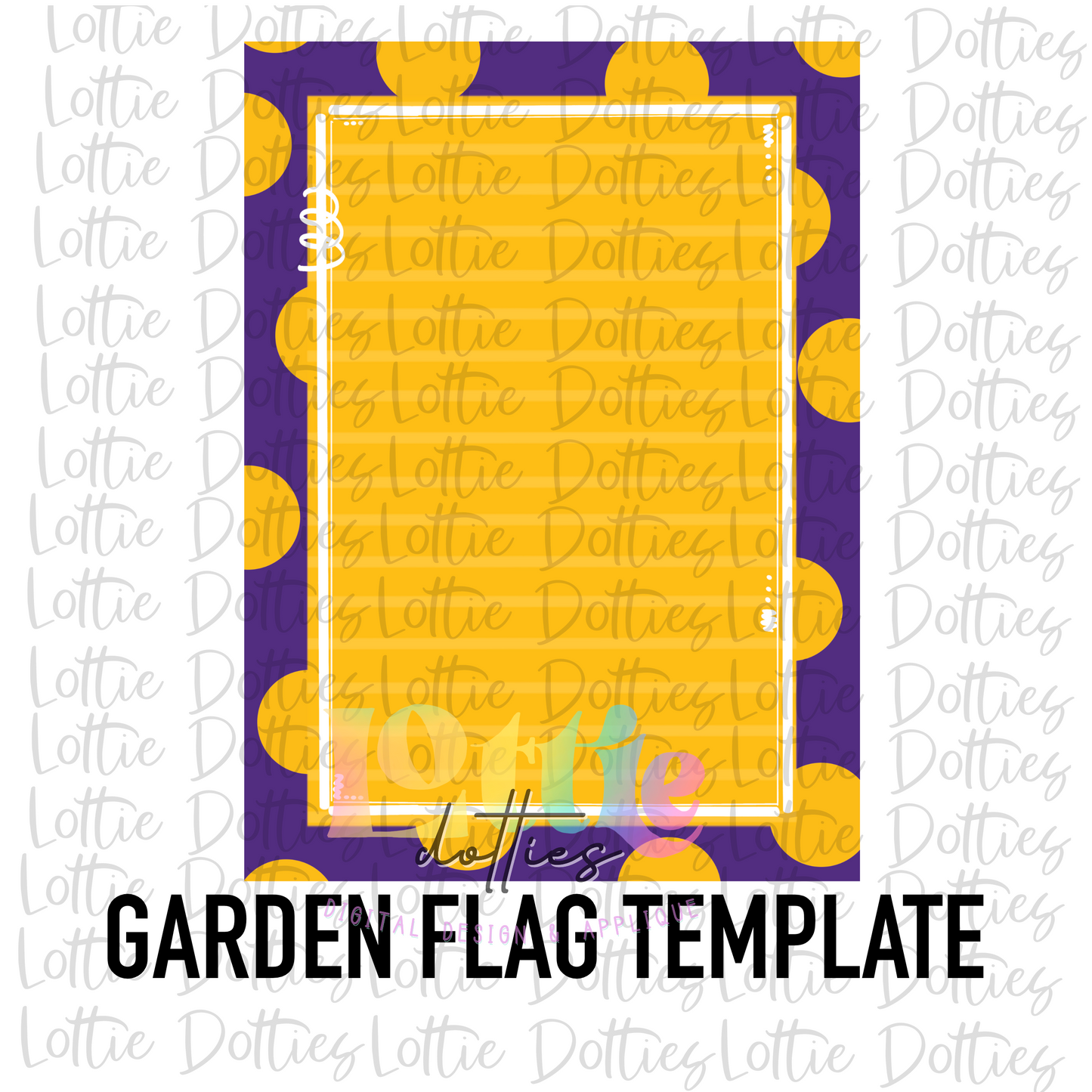 Blank Flag - PNG - Blank - Sublimation - Digital Download - Purple and Gold