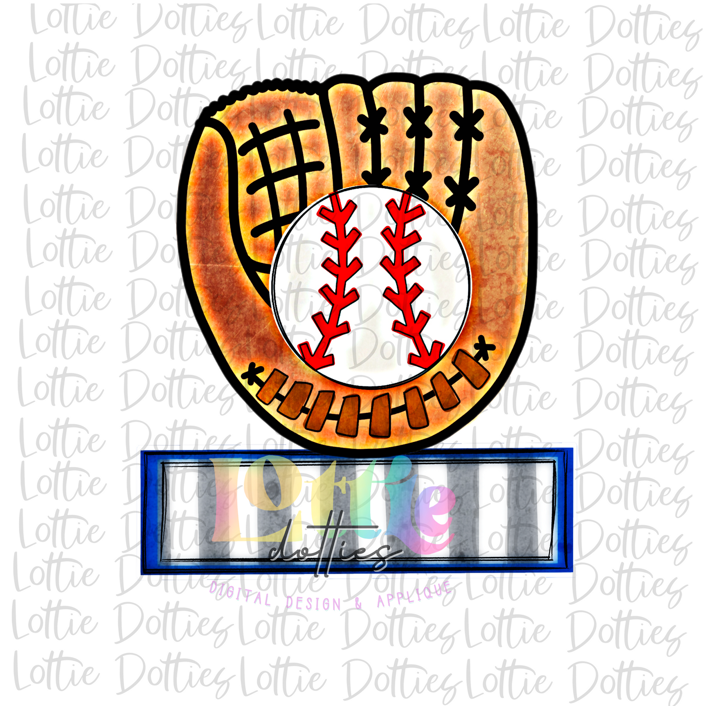 Baseball Glove PNG - Baseball Sublimation - Digital Download - Royal Box