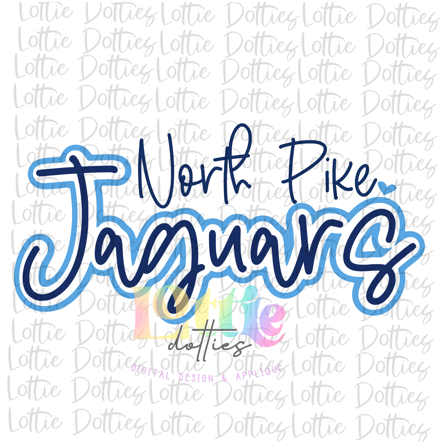 North Pike Jaguars PNG - Jaguars sublimation design - Digital Download