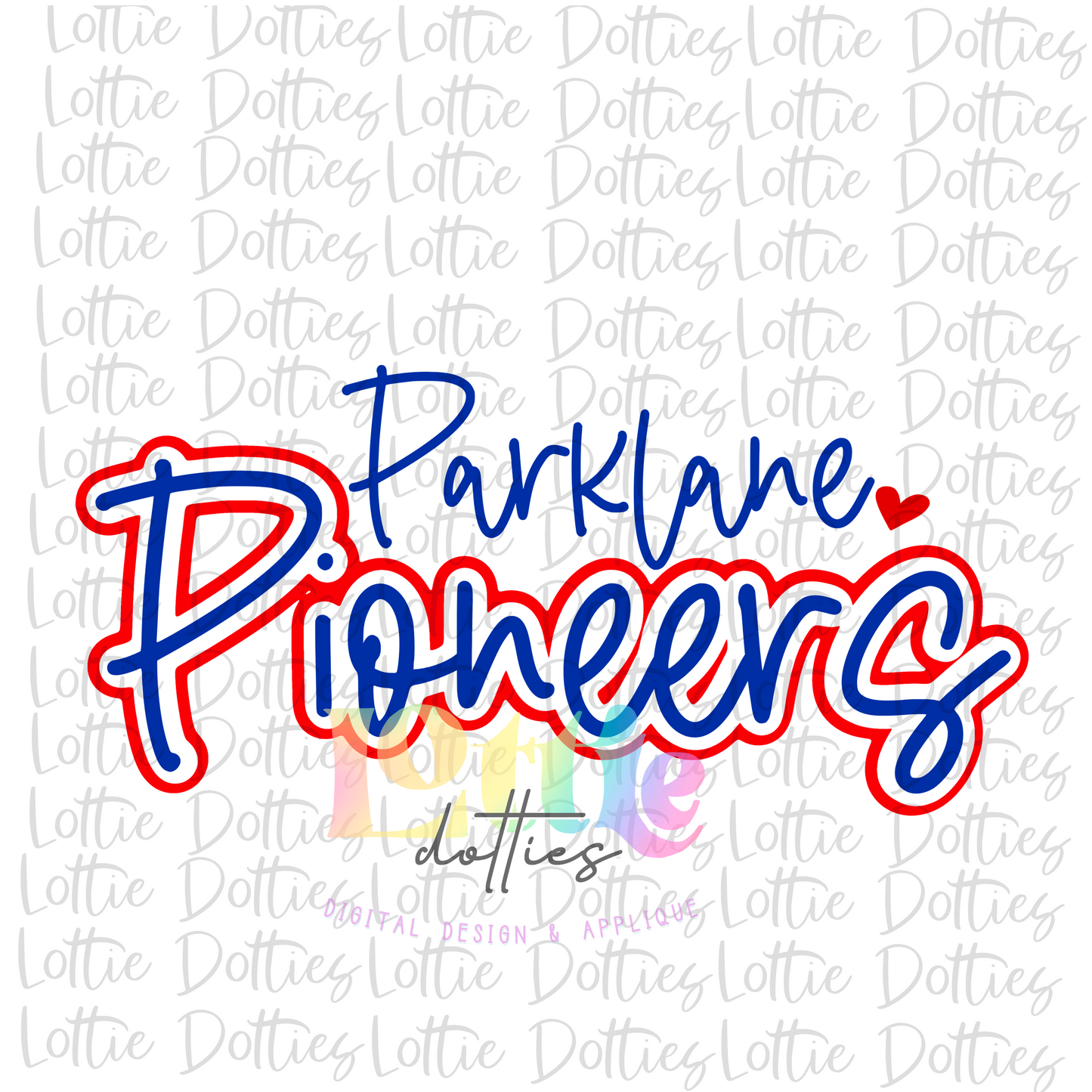 Parklane Pioneers Png - Pioneers Sublimation - Digital Download