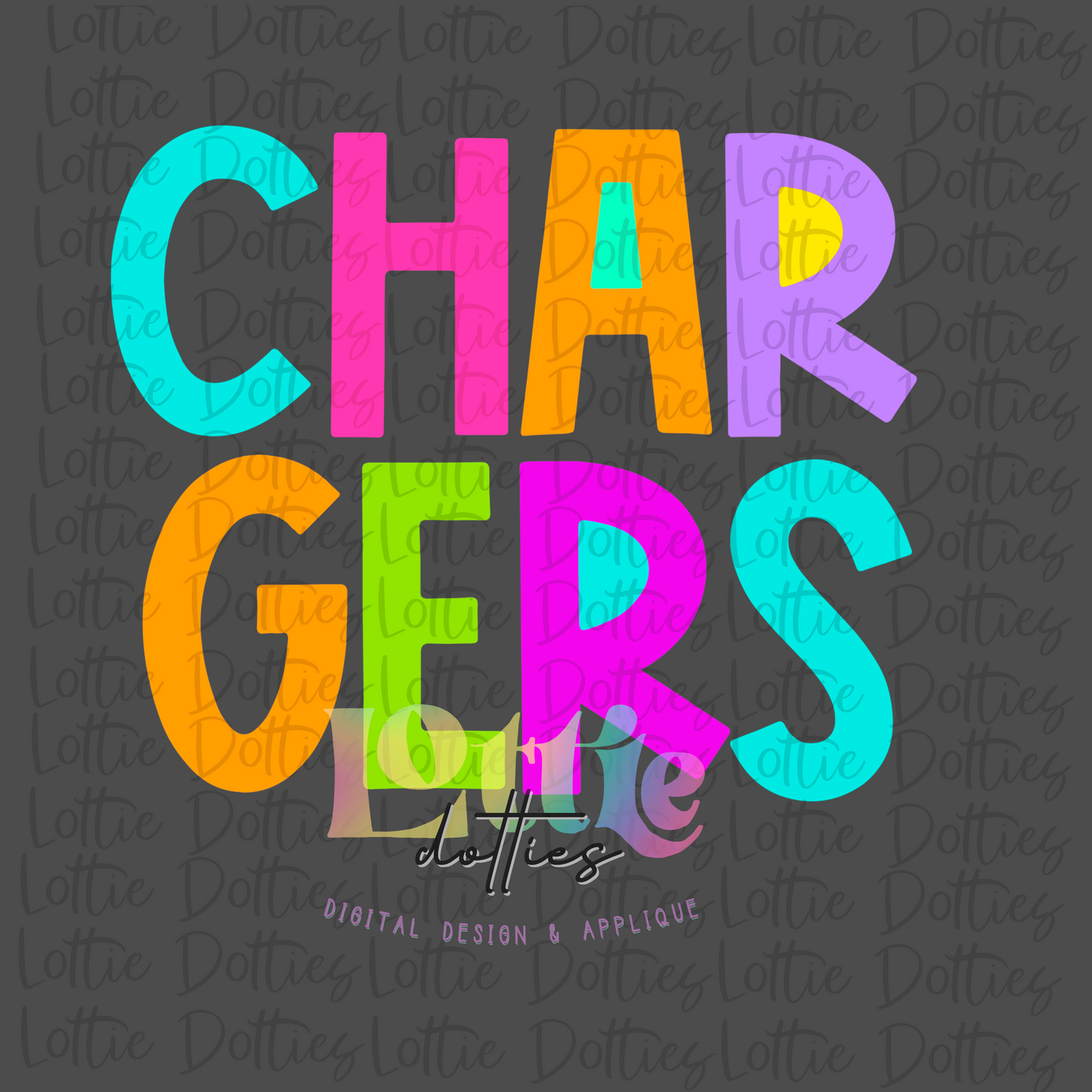 Chargers PNG - Instant Download - Digital Download - Sublimation Design