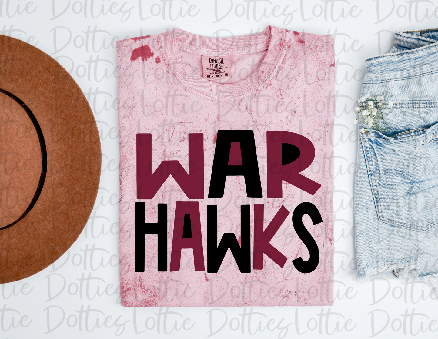 Warhawks Png - Mascot Sublimation Design - Digital Download - Maroon and Black