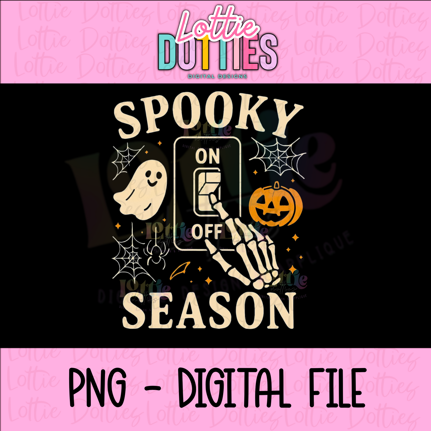 Spooky Season Png - Spooky Season - Halloween Sublimation Design - Digital Download