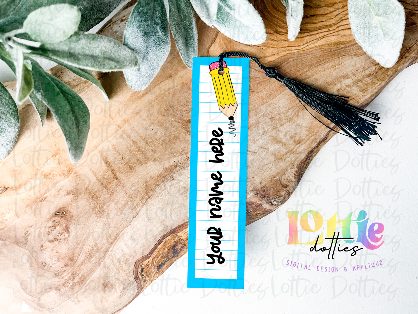 Bookmark Template PNG - School - Bookmark Sublimation - Digital Download