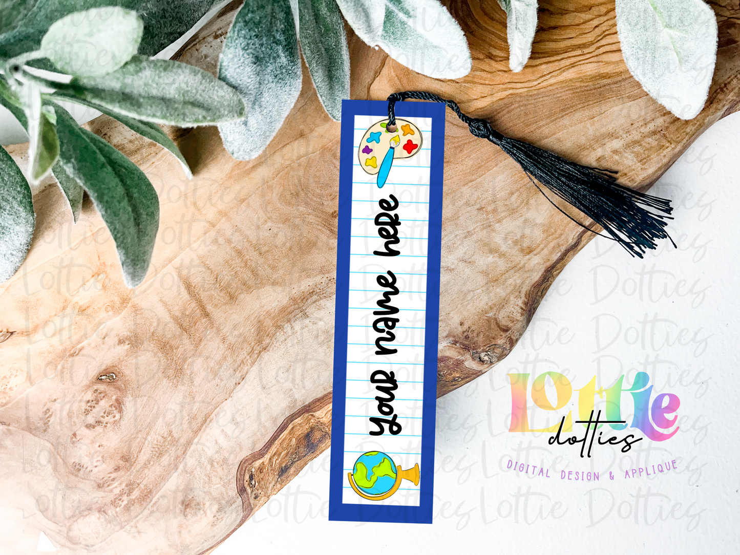 Bookmark Template PNG - School - Bookmark Sublimation - Digital Download