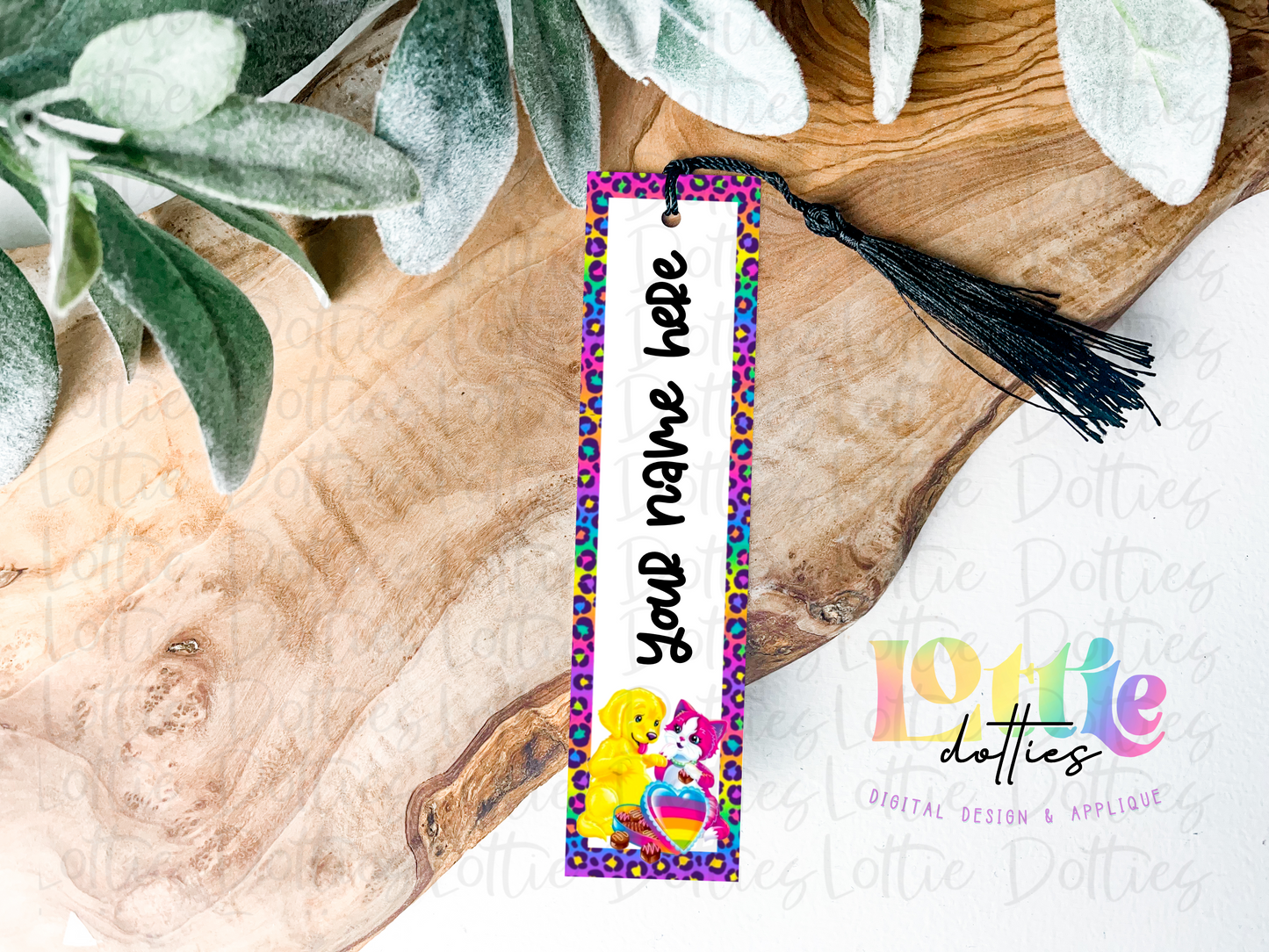 Bookmark Template PNG - School - Bookmark Lisa Frank's Sublimation - Digital Download