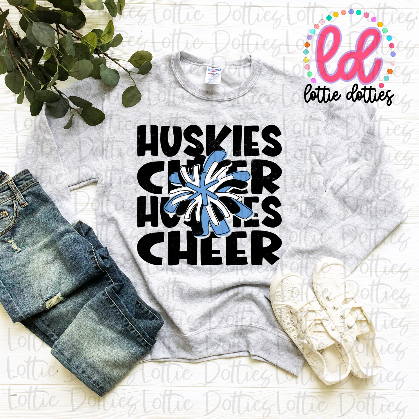 Huskies Cheer PNG - Helena Sublimation - Digital Download