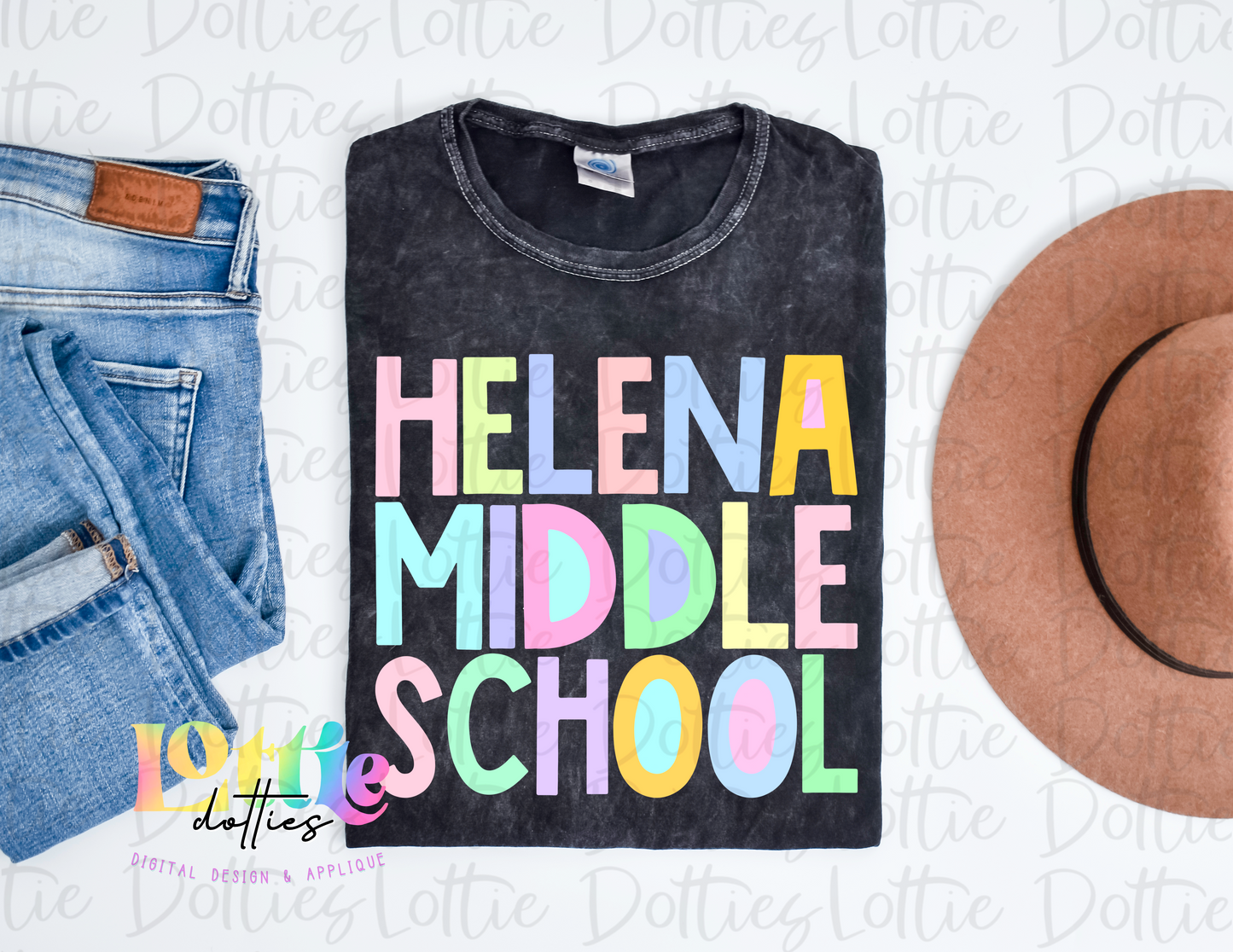 Helena Middle School PNG - Helena Sublimation - Digital Download - Pastel