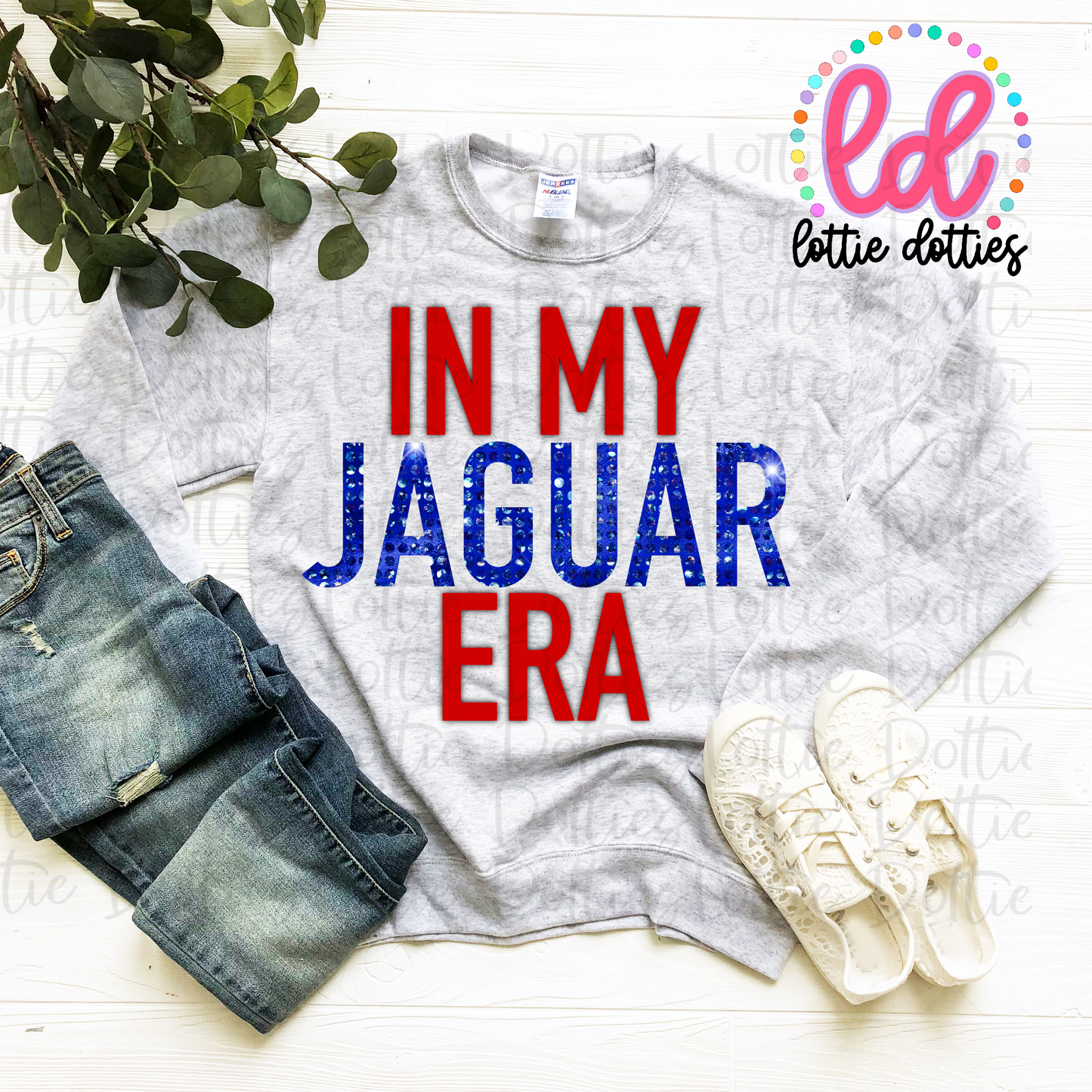 In My Jaguars Era PNG - Jaguars sublimation design - Digital Download - Red and Royal