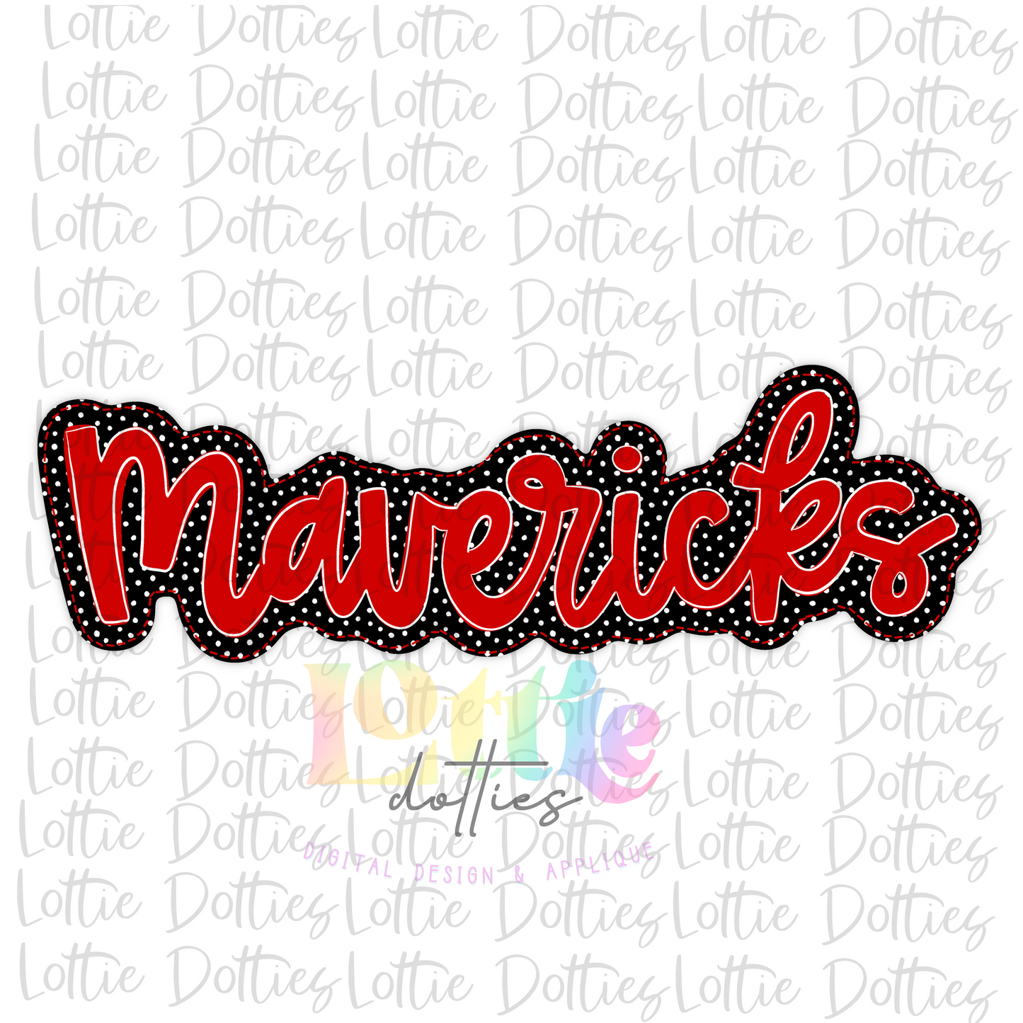 Mavericks Png - Mavericks Sublimation Design - Digital Download - Black and Red