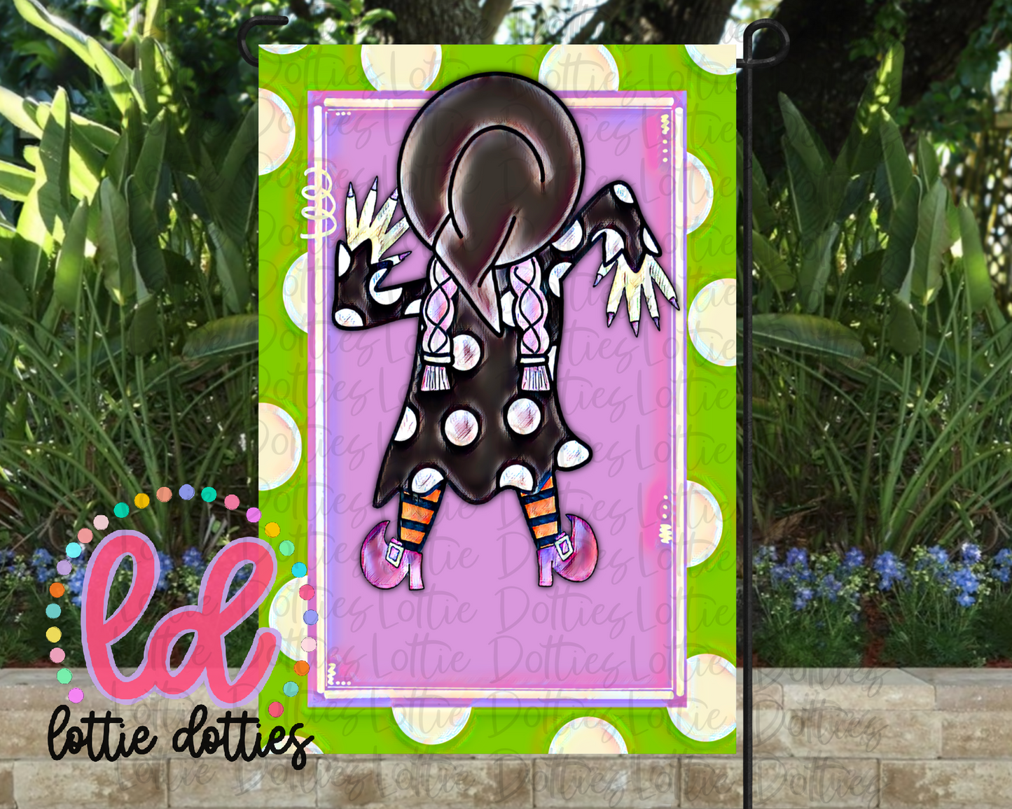 Witch Flag Png - Halloween Sublimation Design - Digital Download