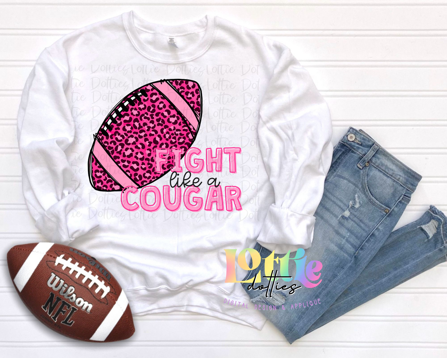 Fight Like A Cougar Png - Cougar Sublimation Design - Digital Download