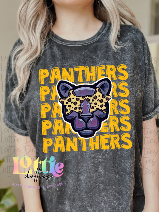 Panthers  PNG - Panthers Sublimation  - Digital Download - Gold