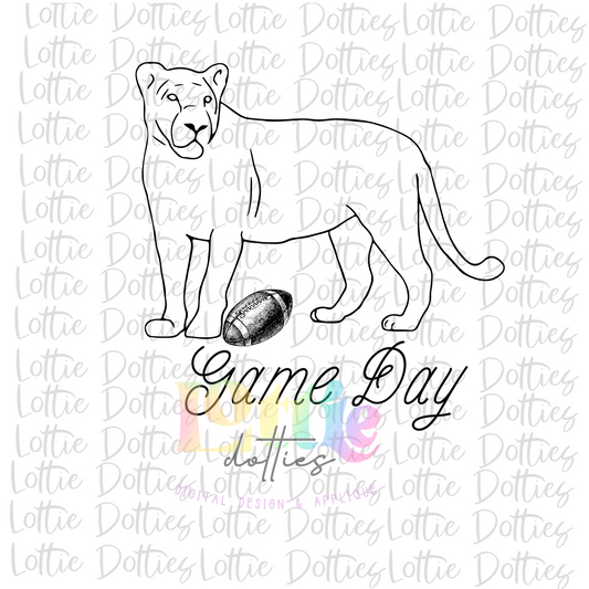 Game Day Panthers - PNG - Game Day  - Sublimation - Digital Download