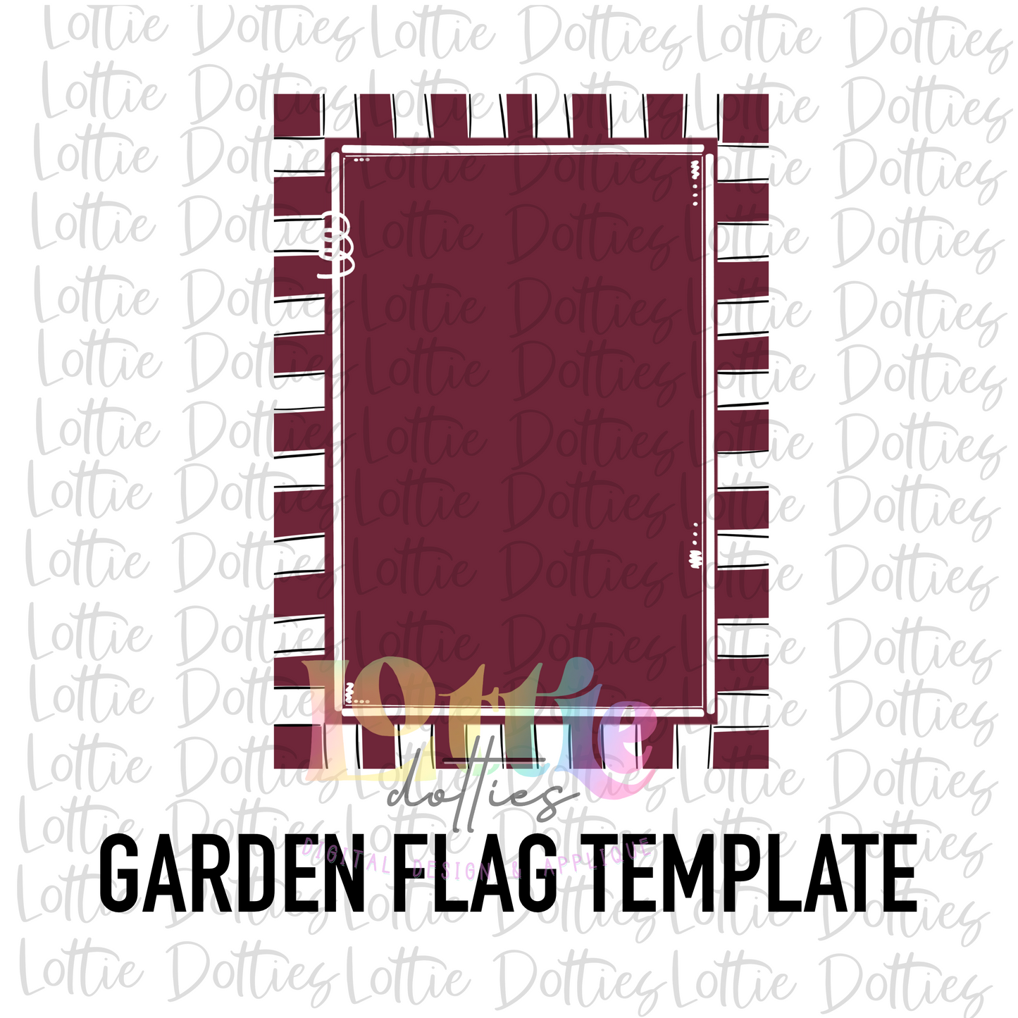 Blank Flag - PNG - Blank - Sublimation - Digital Download - Maroon