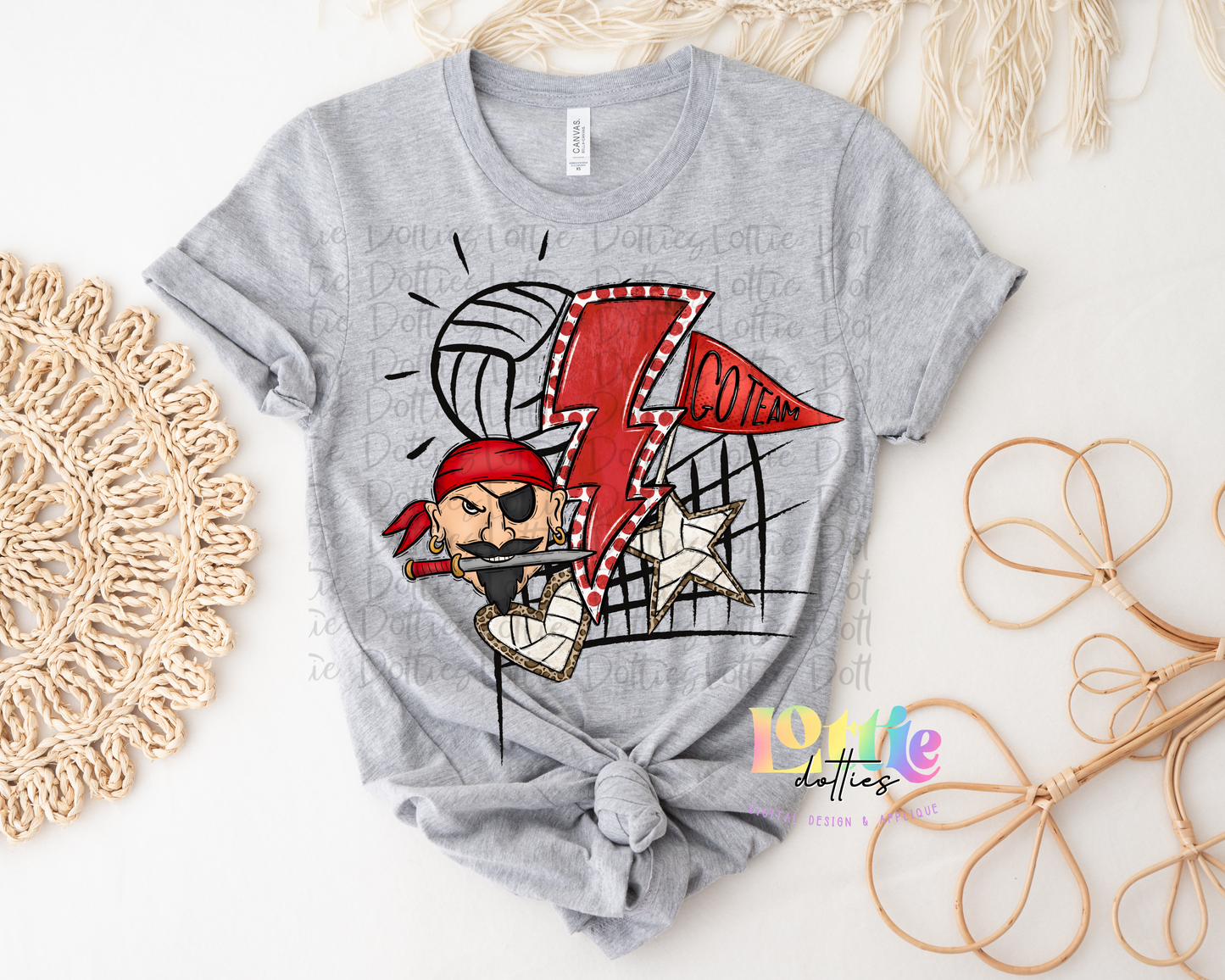 Raiders Volleyball PNG - Digital Download - Raiders Sublimation Design - Red