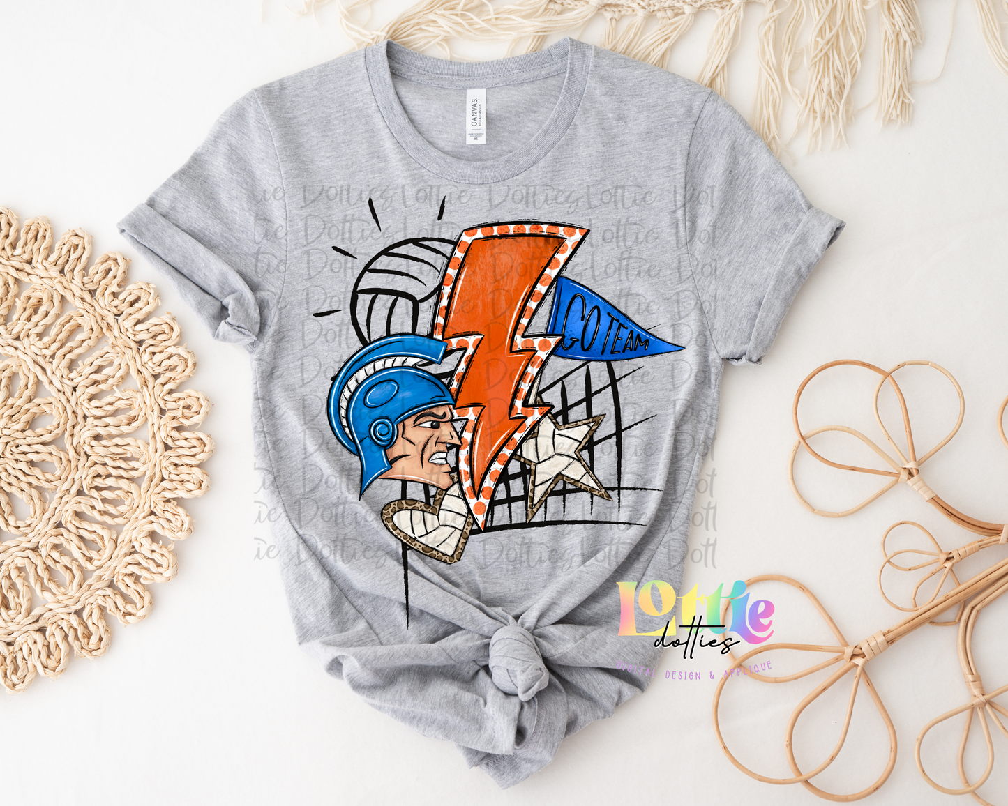 Trojans Volleyball PNG - Trojans sublimation design - Digital Download - Orange and Blue