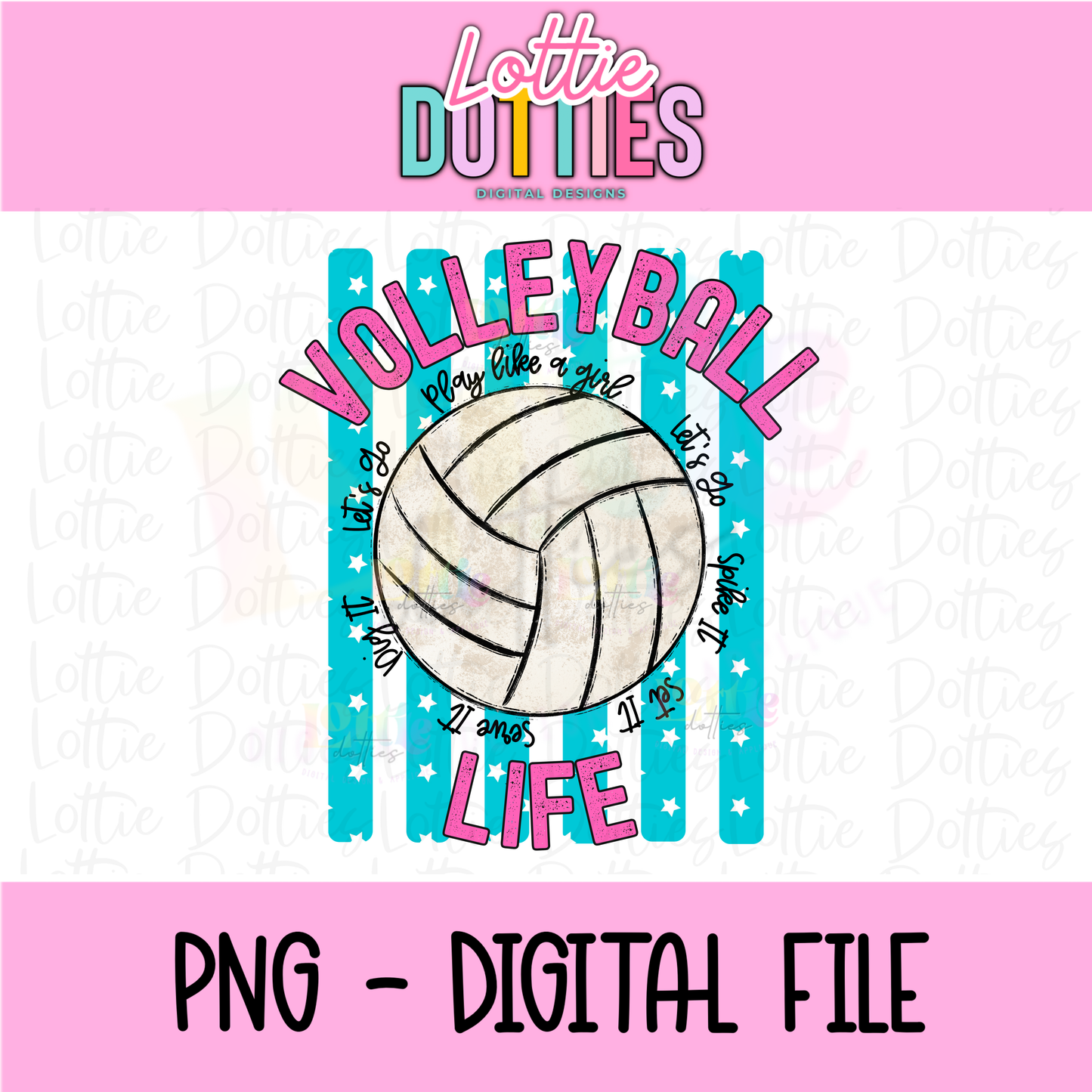 Volleyball PNG - Volleyball Design - Digital Download