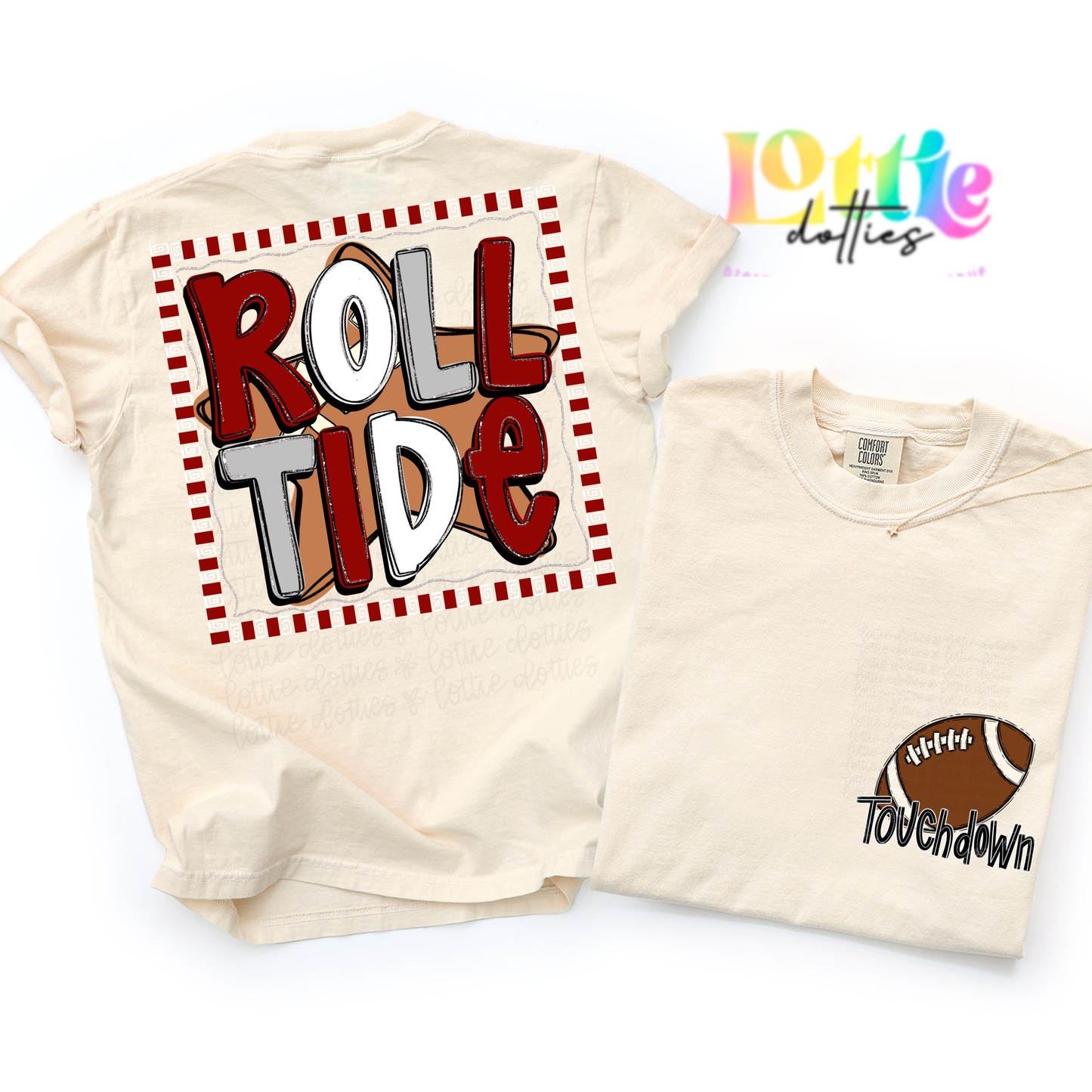 Alabama Design - Football PNG - Touchdown- Digital Download