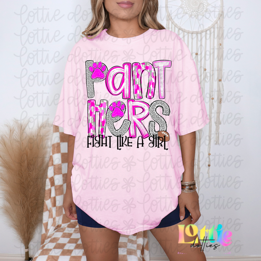 Panthers Pink Fight PNG - Panthers sublimation design - Digital Download