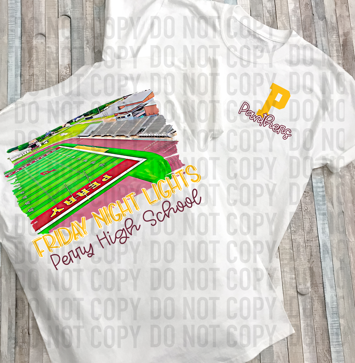 Perry High School Panthers PNG - Stadium - Panthers Sublimation - Digital Download