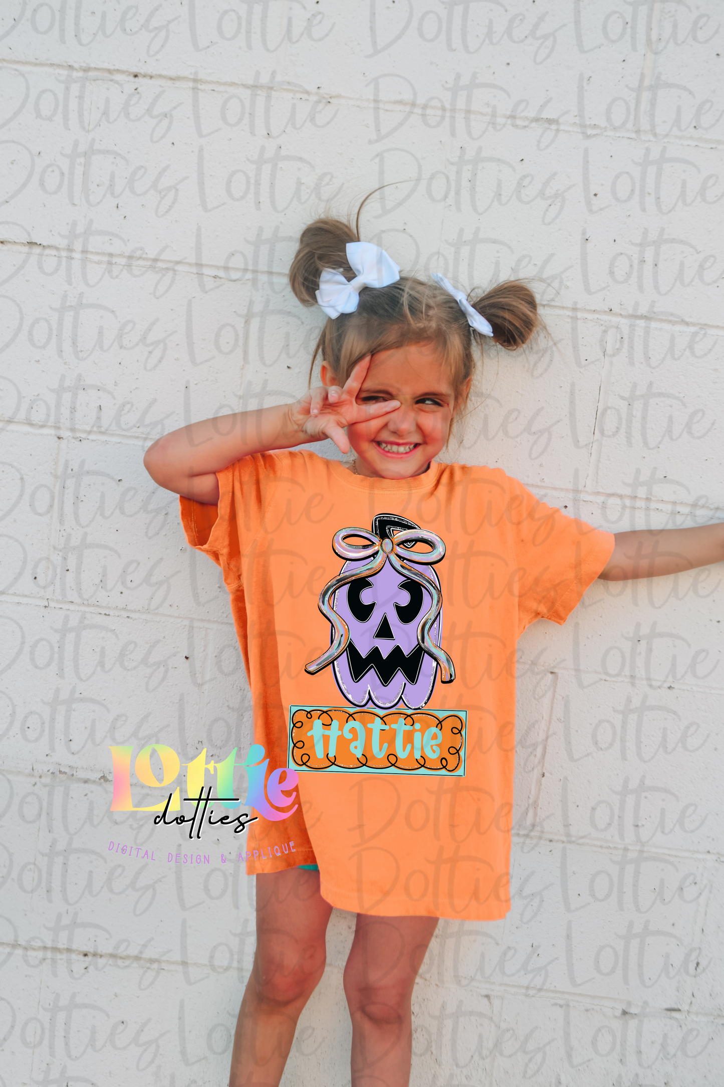 Pumpkin Name Plate - Cute Purple Pumpkin PNG - Sublimation - Digital Download