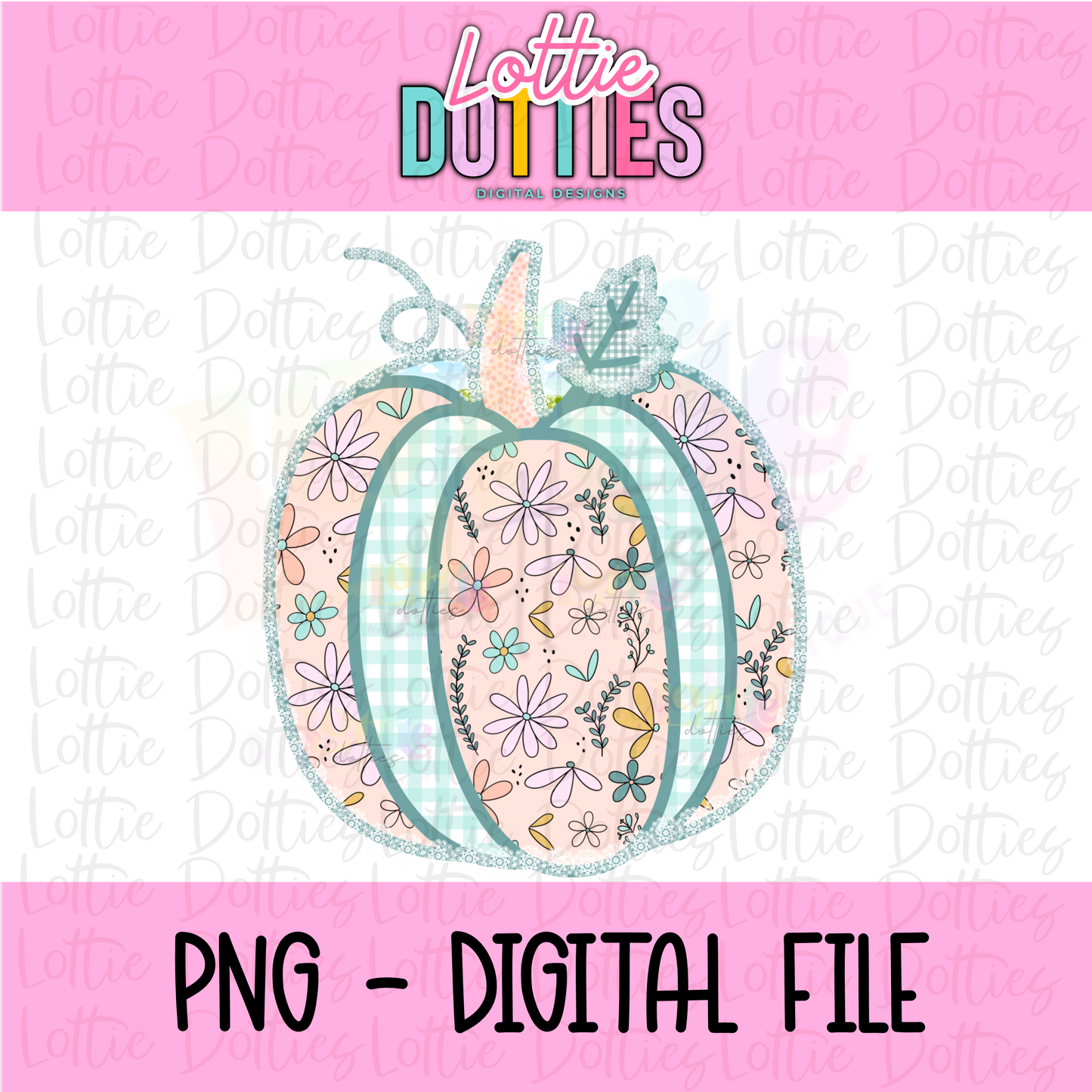 Fall Pumpkin | Floral Pumpkin | Cute Pumpkin | Digital Download